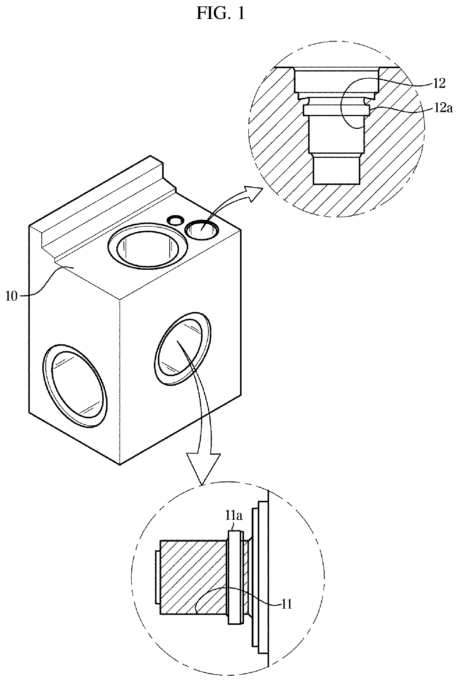 Patent US12312701 — Anodizing device — Figure 1