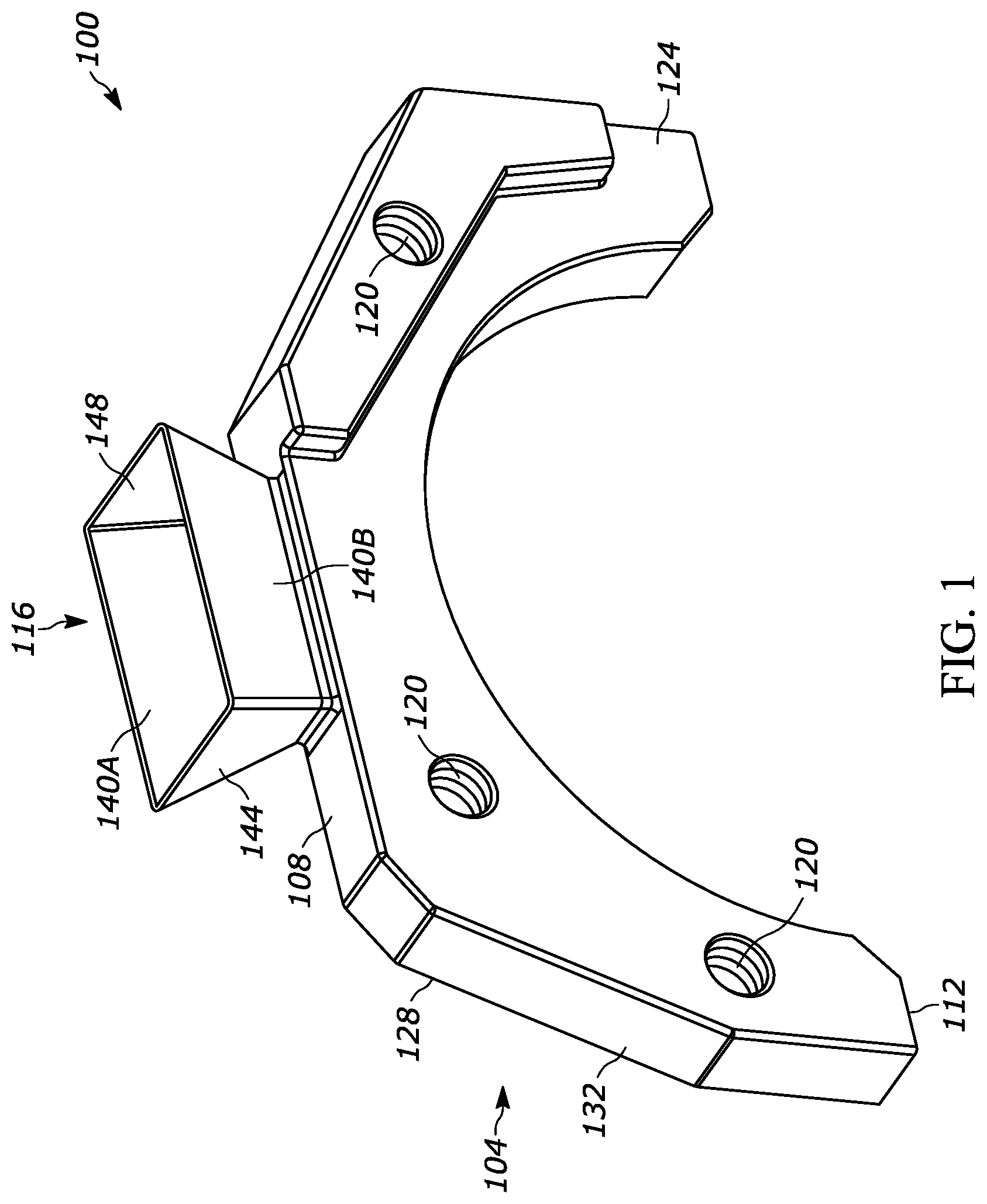 Patent US12312730 — Counterweight assembly and method of manufacturing the same — Figure 1