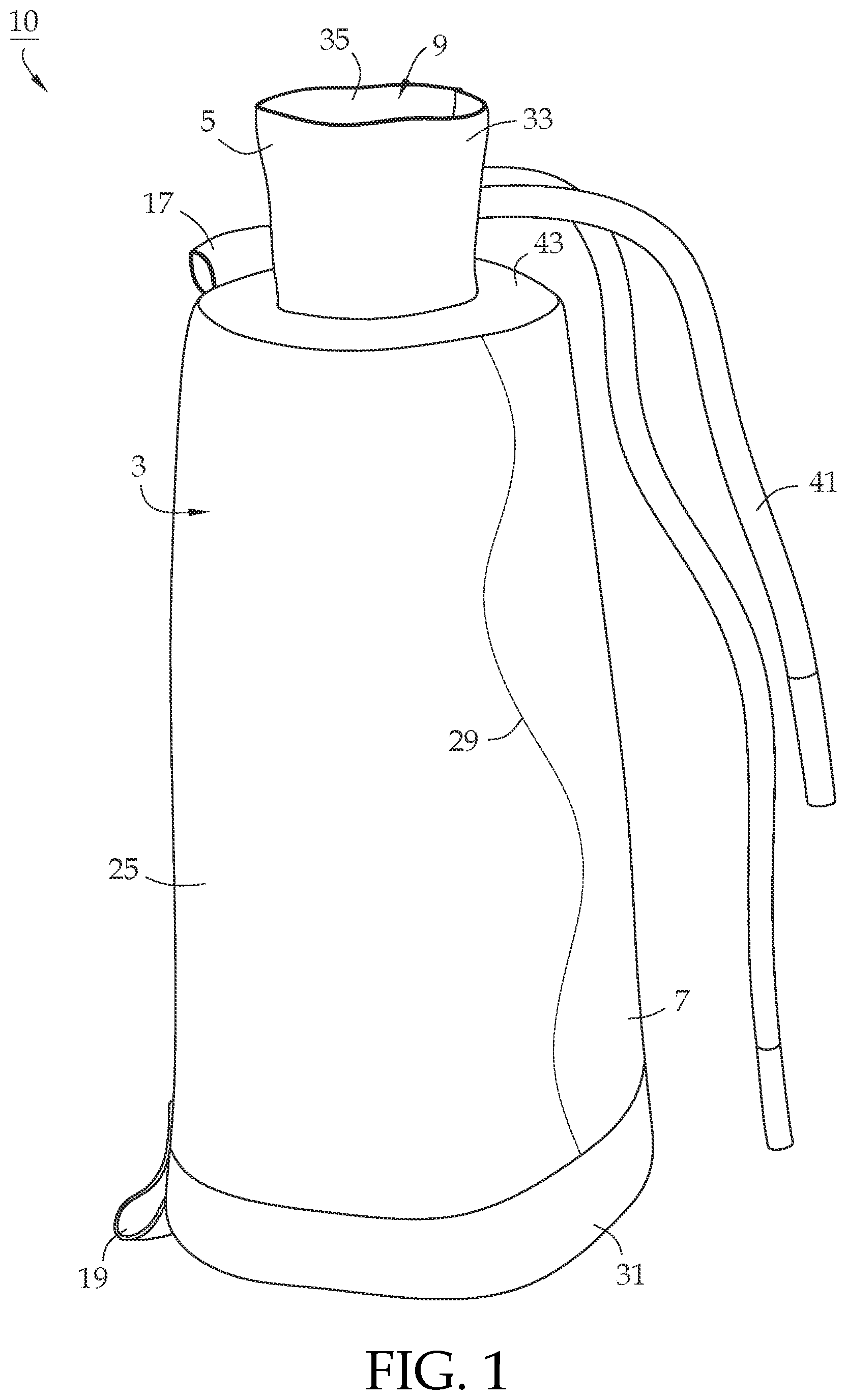 Patent US12312743 — Knot protector — Figure 1