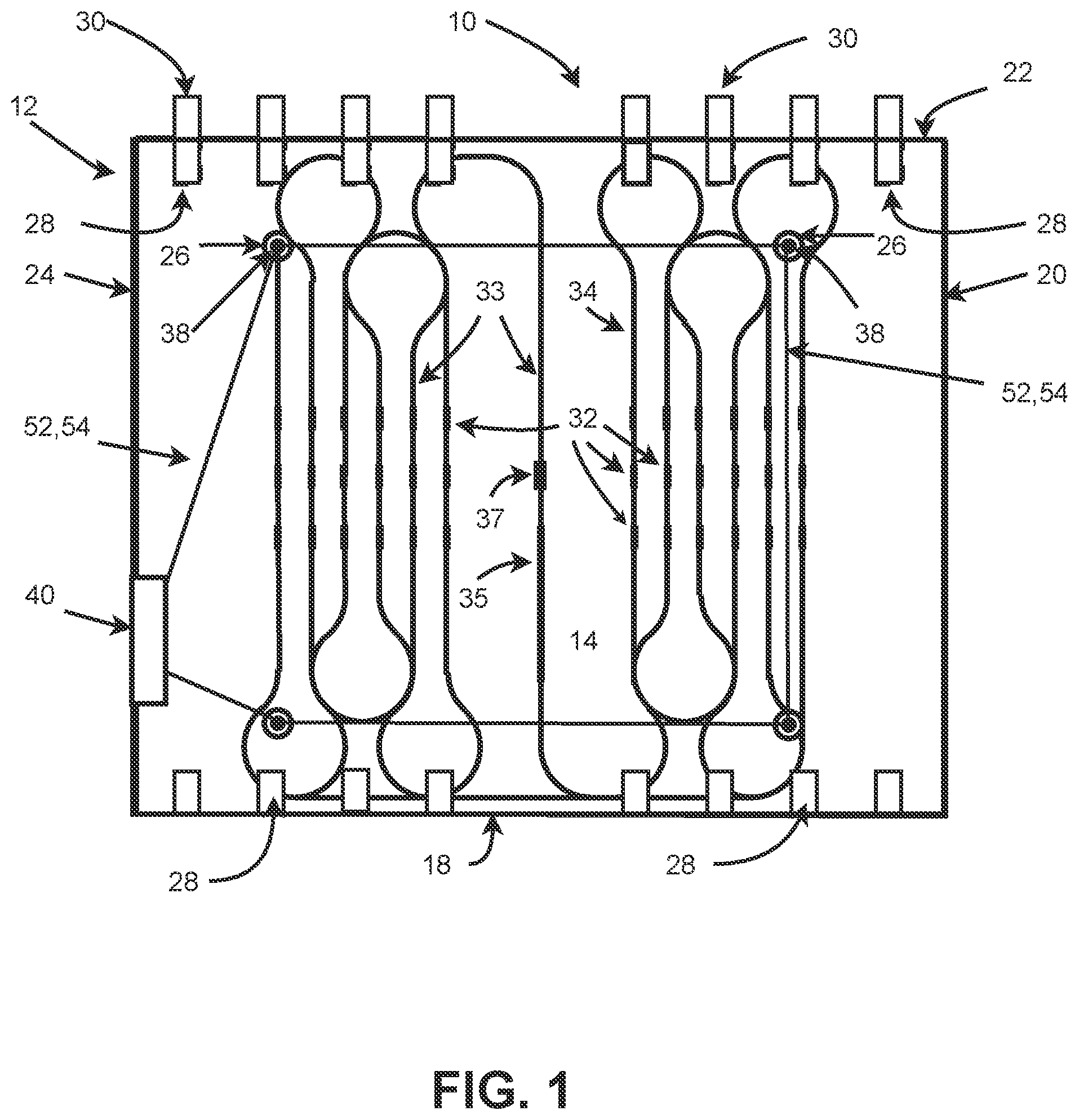 Patent US12312749 — Sensor deployment for modular pavement slabs — Figure 1