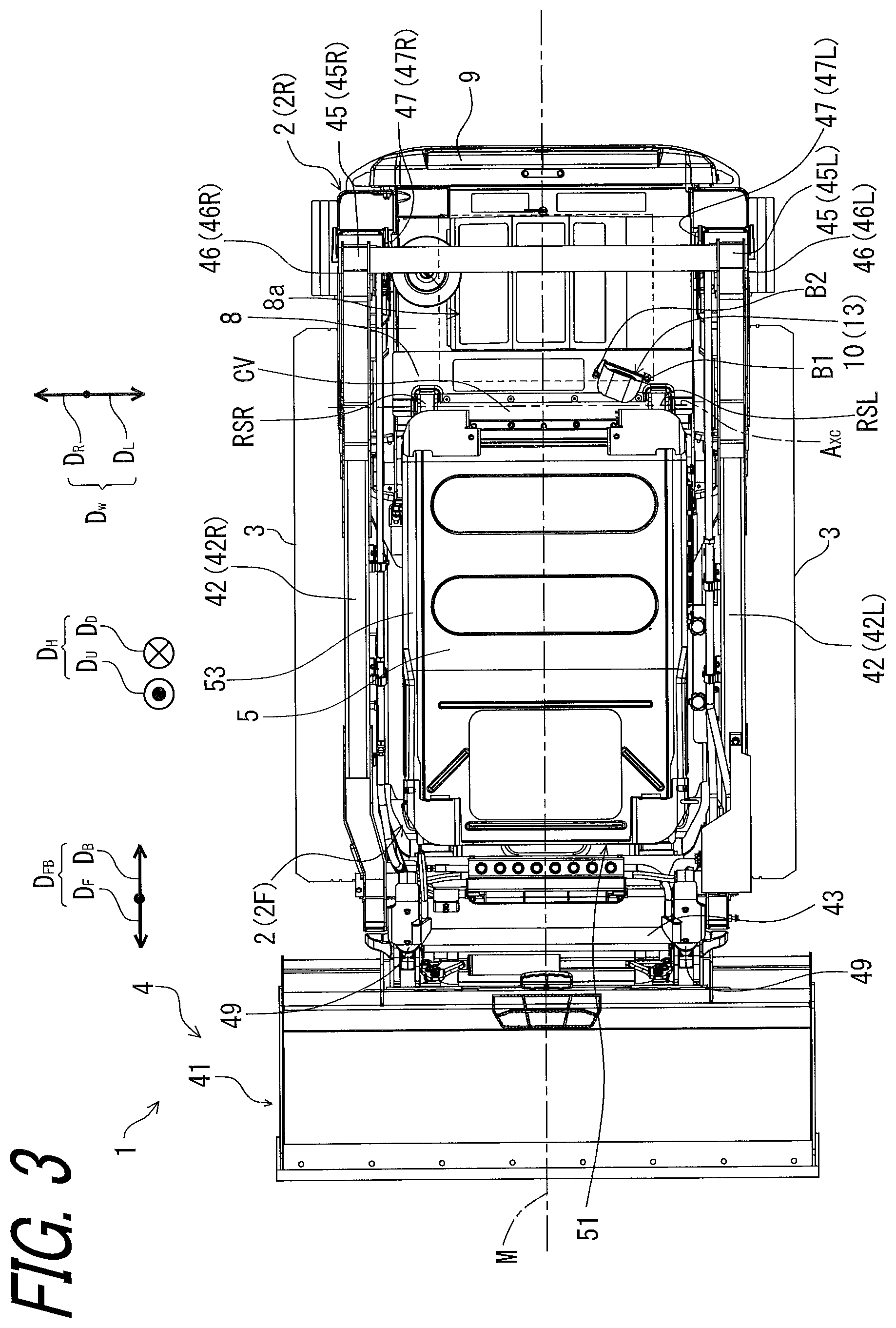 Patent US12312767 Figure 3 – Work vehicle
