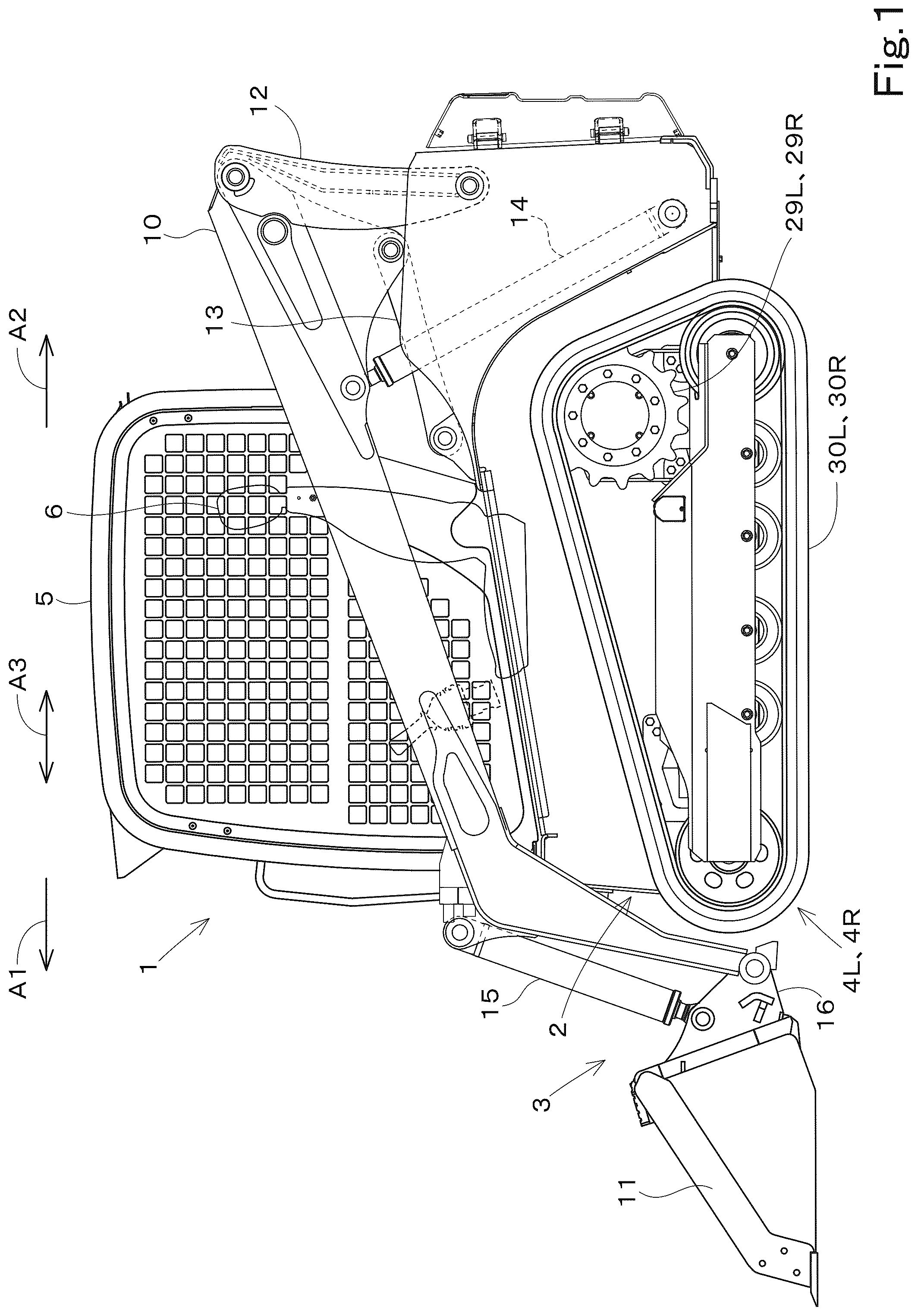 Patent US12312769 — Hybrid system and working machine including hybrid system — Figure 1