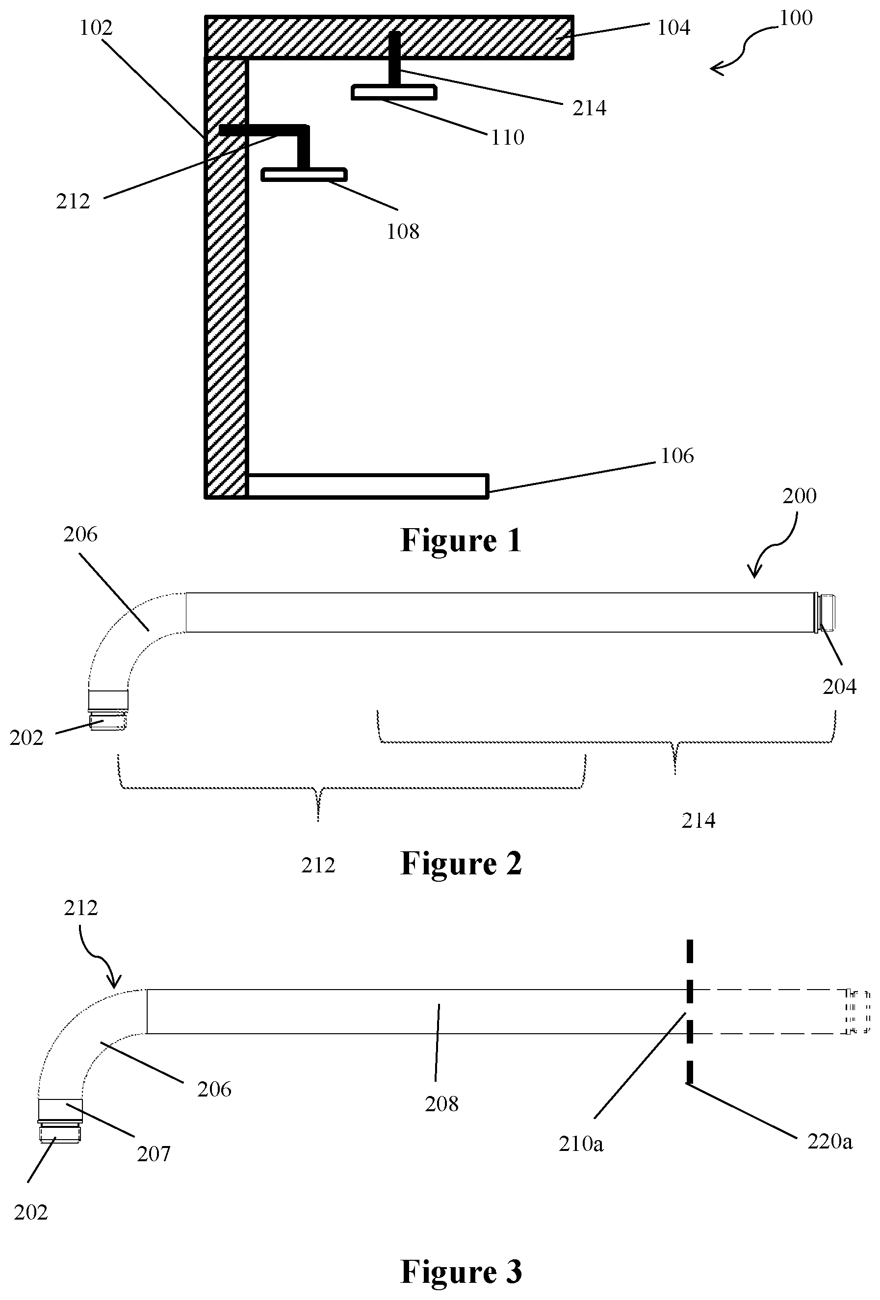 Patent US12312781 Figure 1 – Showerhead mounting