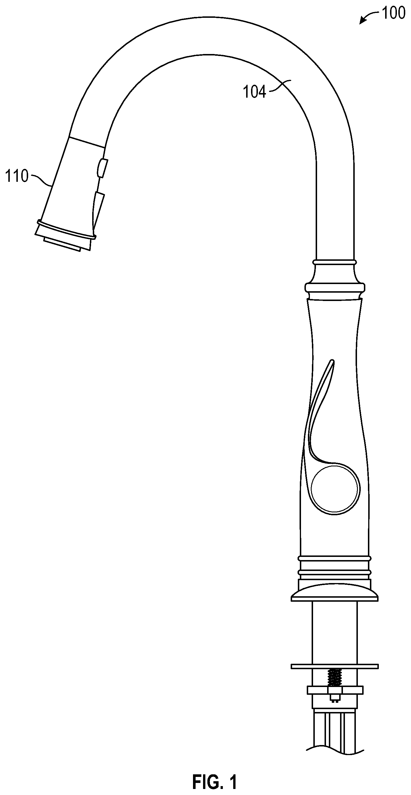 Patent US12312782 — Slow close insert for faucets — Figure 1