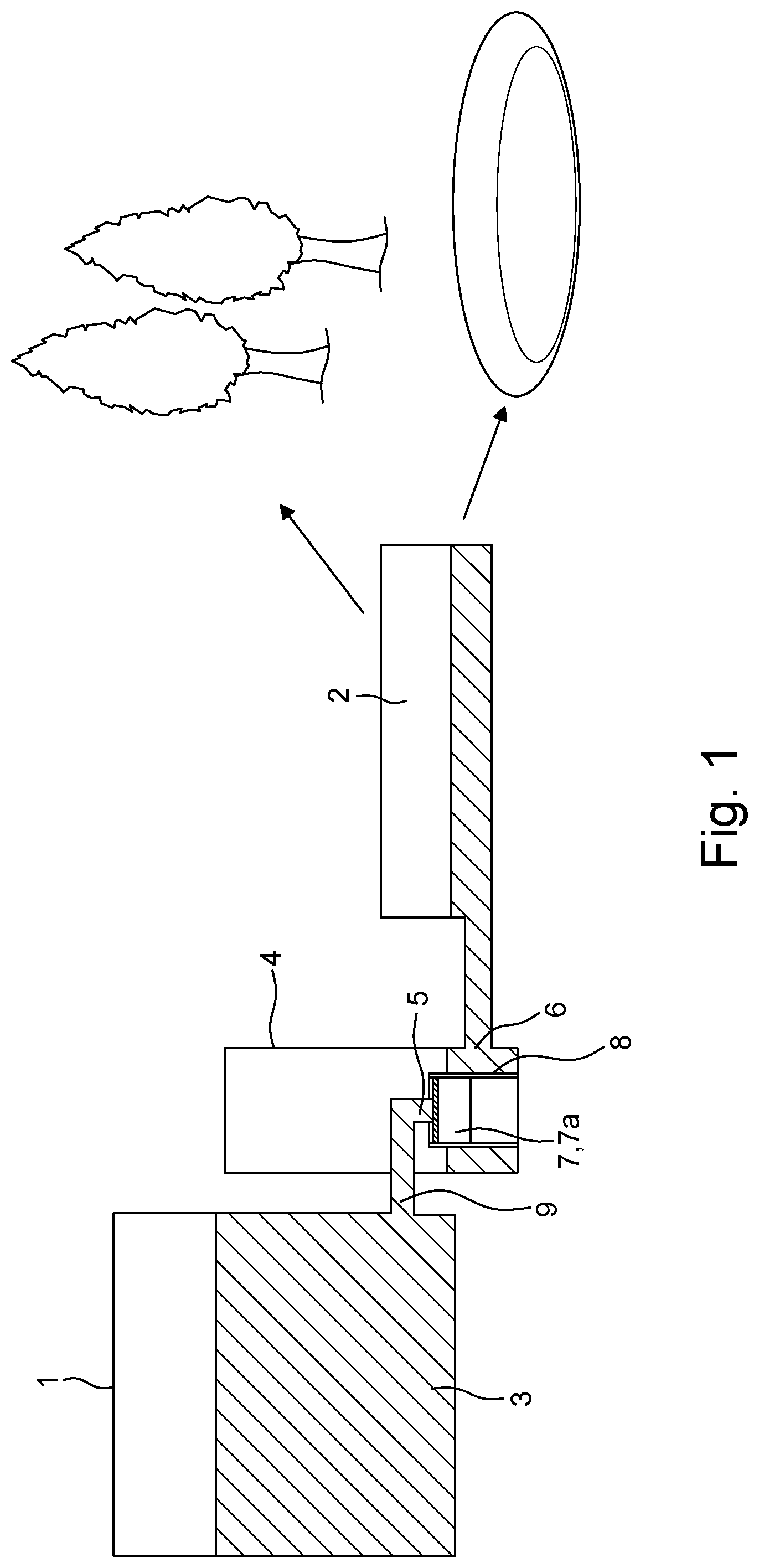 Patent US12312794 Figure 1 – System for the control of a flow of liquid between a first reservoir and a second reservoir