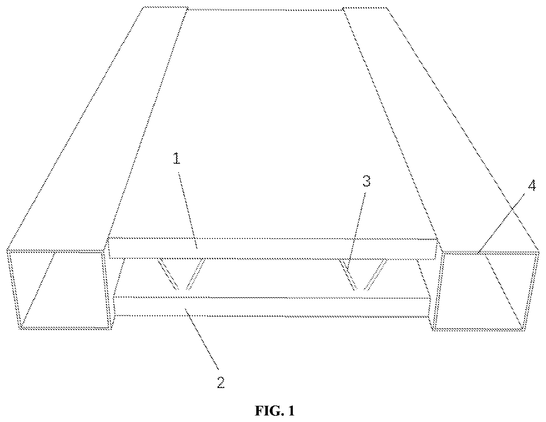 Patent US12312804 — Method for preparing concrete-filled steel tubular edge-constrained laminated shear wall — Figure 1