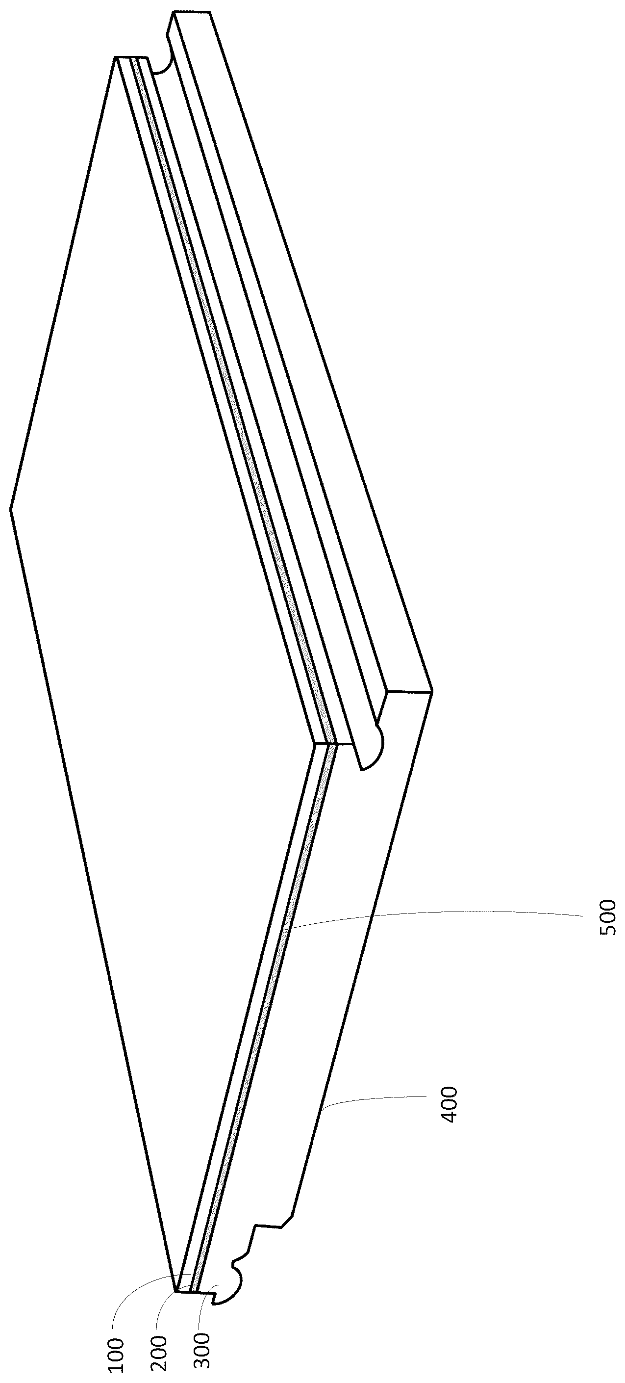 Patent US12312807 — Decorative panel — Figure 1