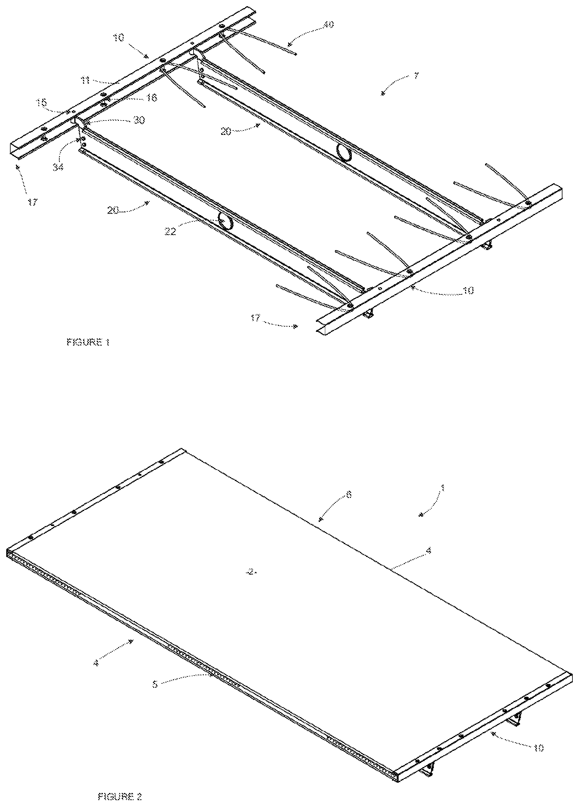 Patent US12312808 Figure 1 – Building panel