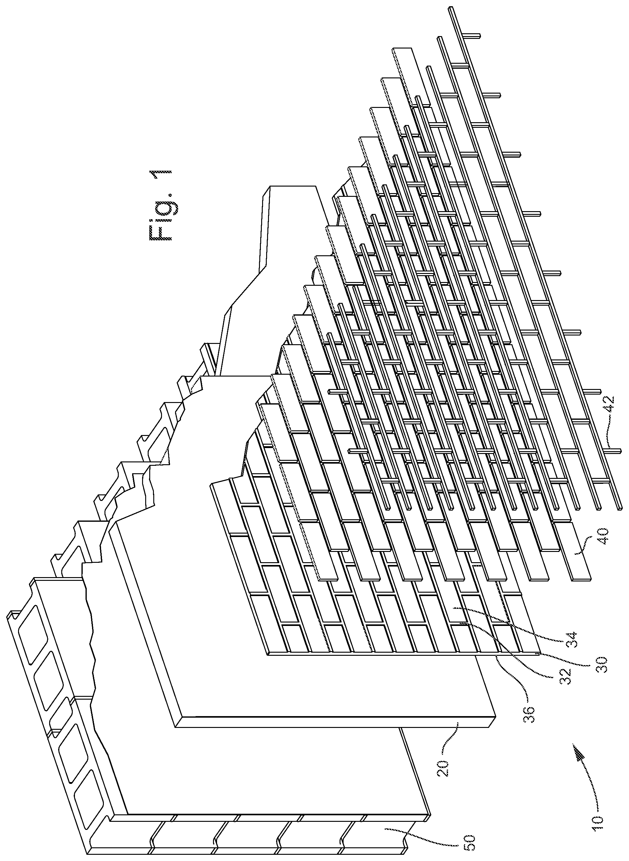 Patent US12312815 — Wall panel — Figure 1