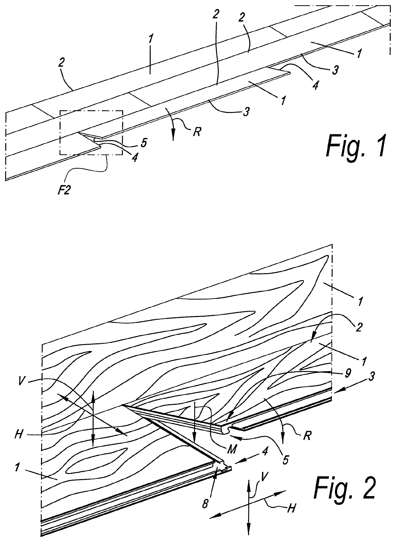 Patent US12312817 Figure 1 – Floor panel for forming a floor covering