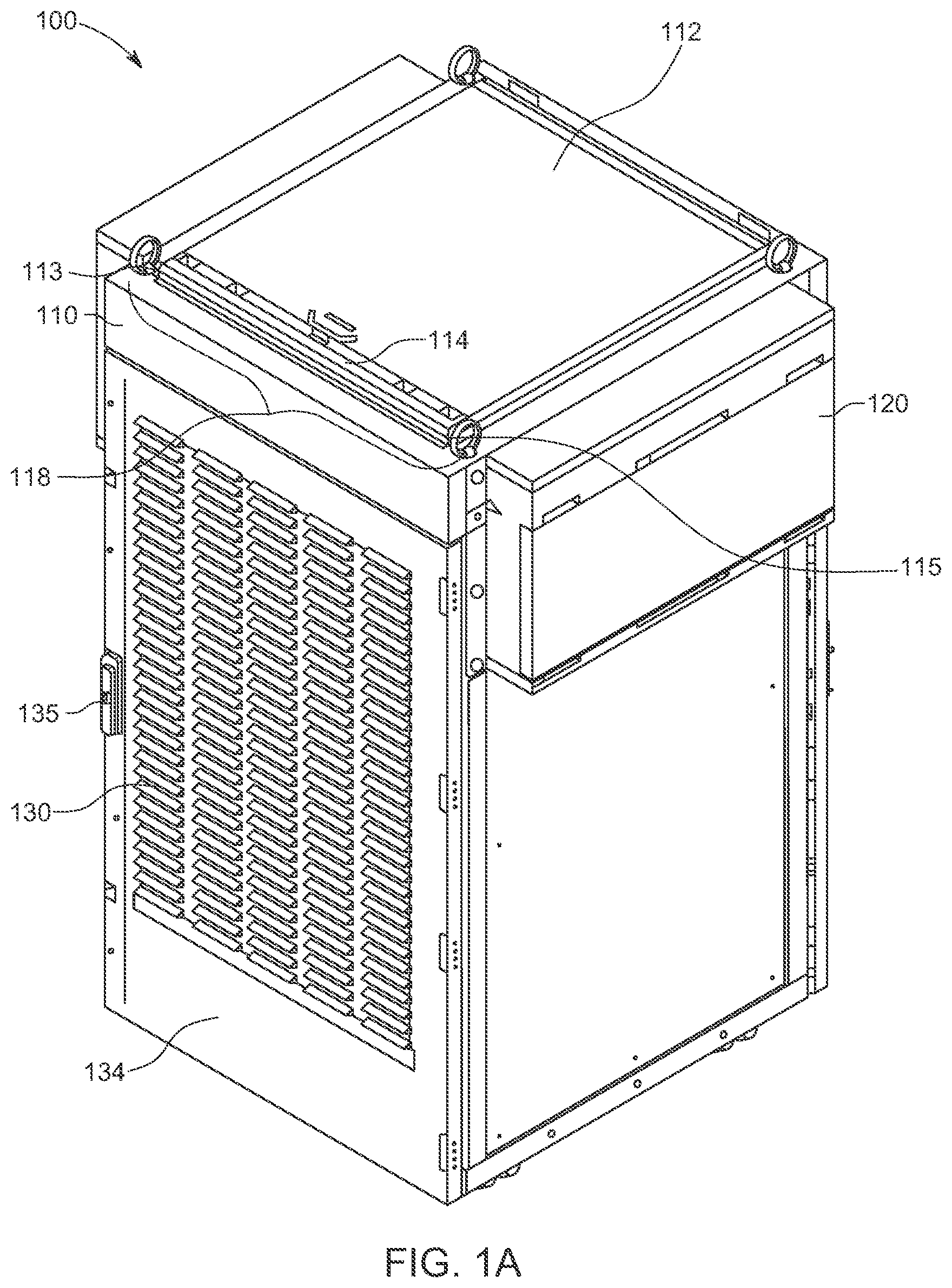 Patent US12312833 — Locking systems for server cabinets — Figure 1