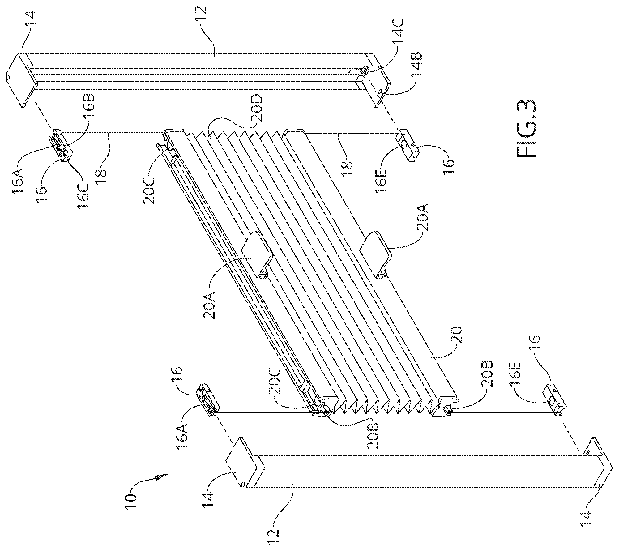 Patent US12312861 Figure 2 – Child safe tension corded shade
