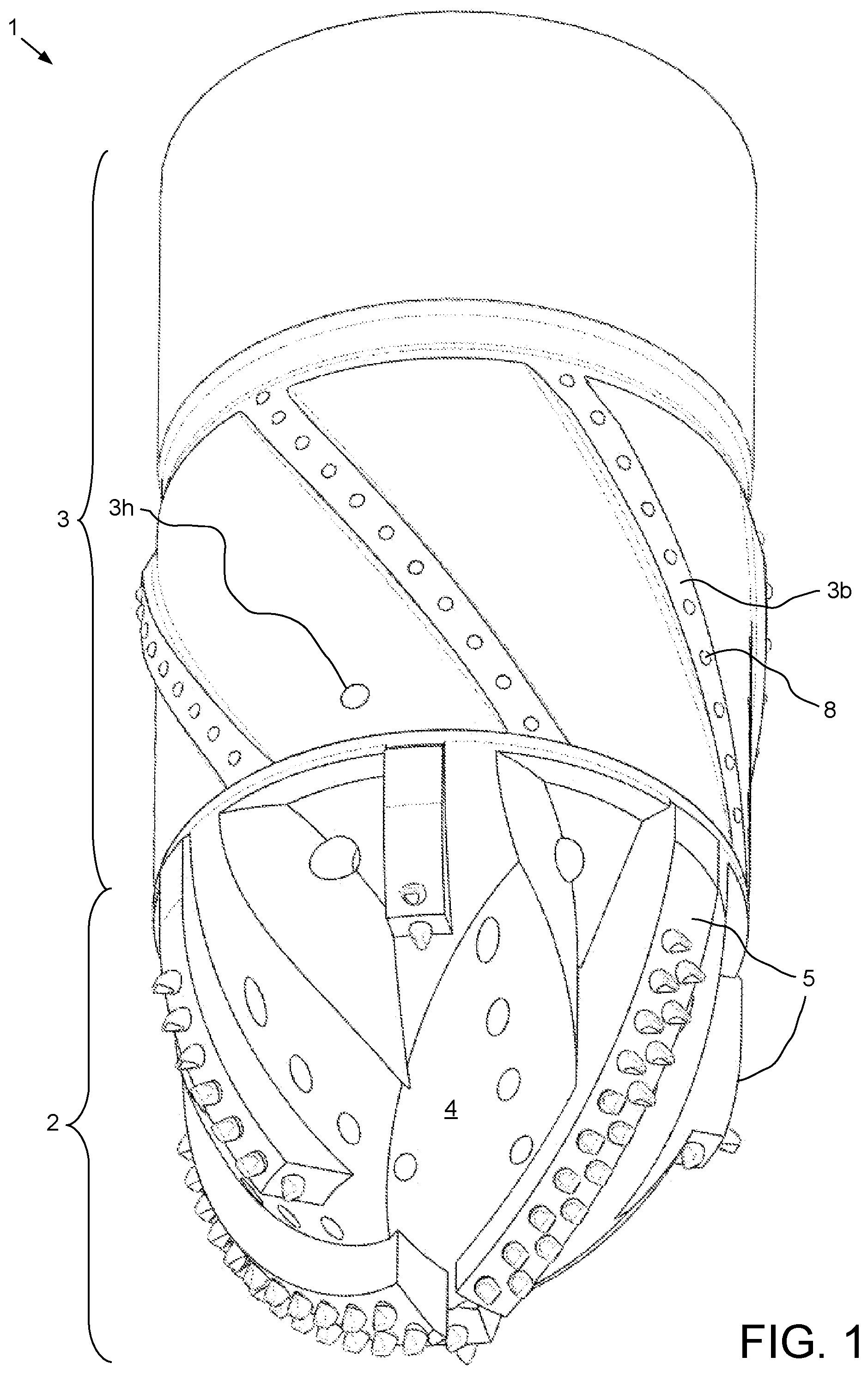 Patent US12312879 — Rasping shoe for non-rotational deployment of casing string — Figure 1