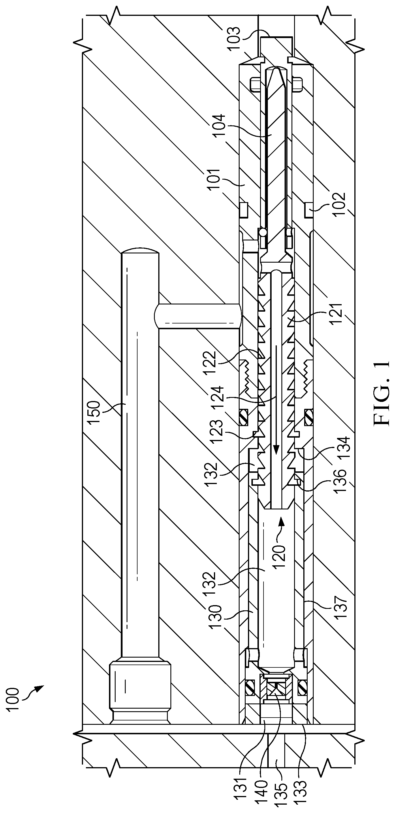Patent US12312911 Figure 1 – Multi-cycle counter system