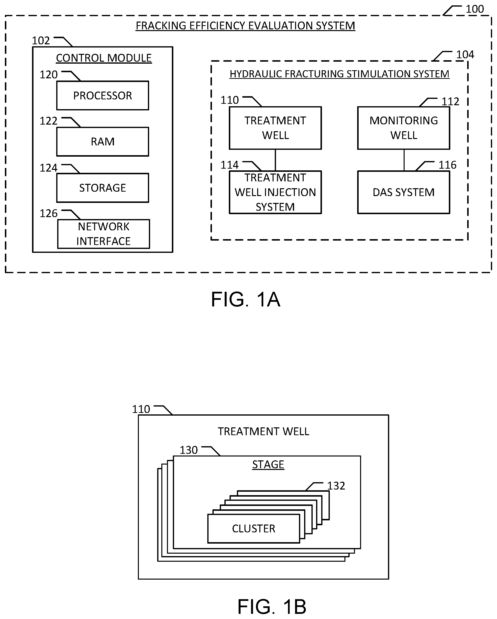 Patent US12312927 — Fracking efficiency evaluation system and method(s) of use — Figure 1
