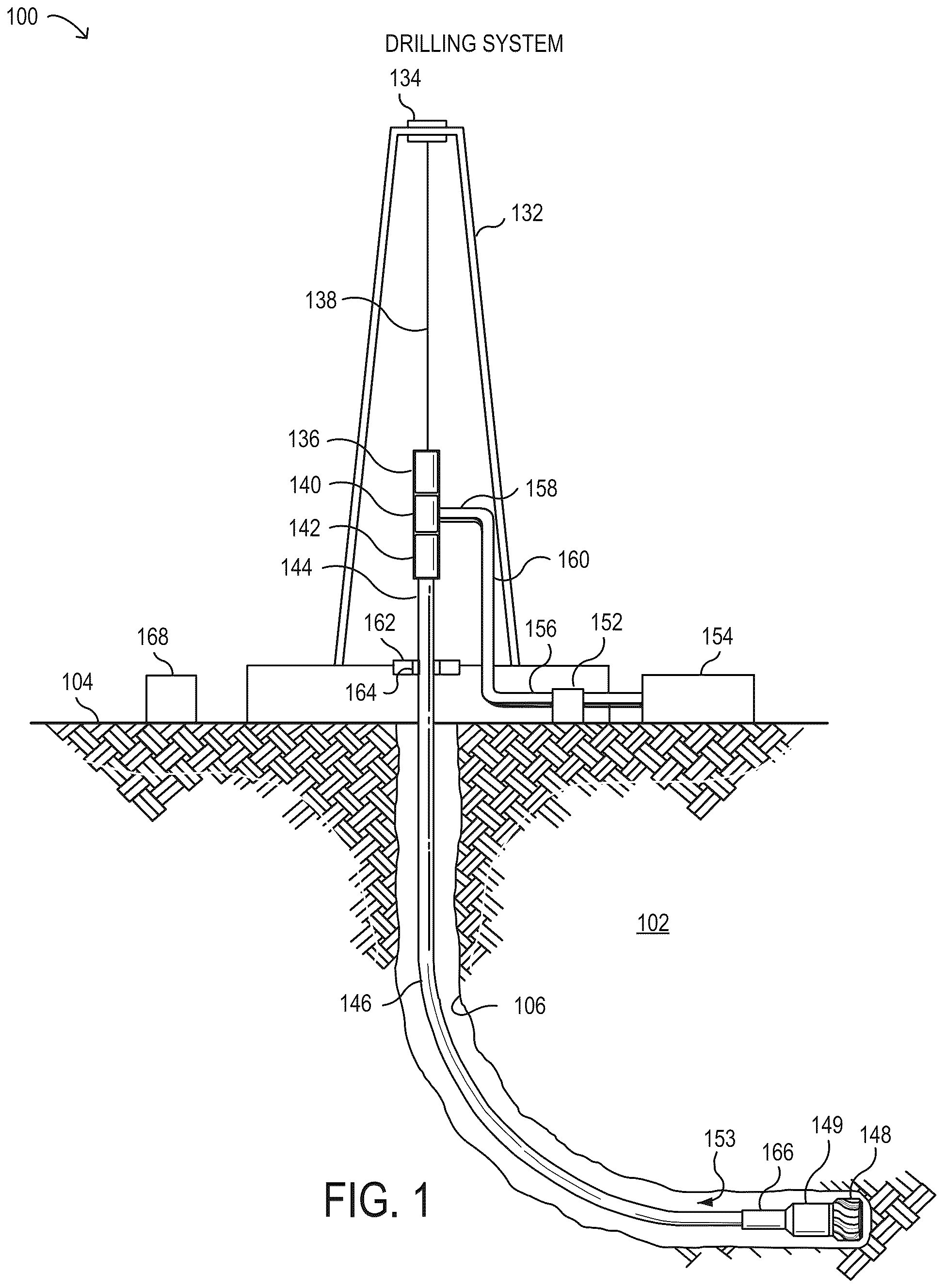 Patent US12312954 — Methods and apparatus for bitless drilling — Figure 1