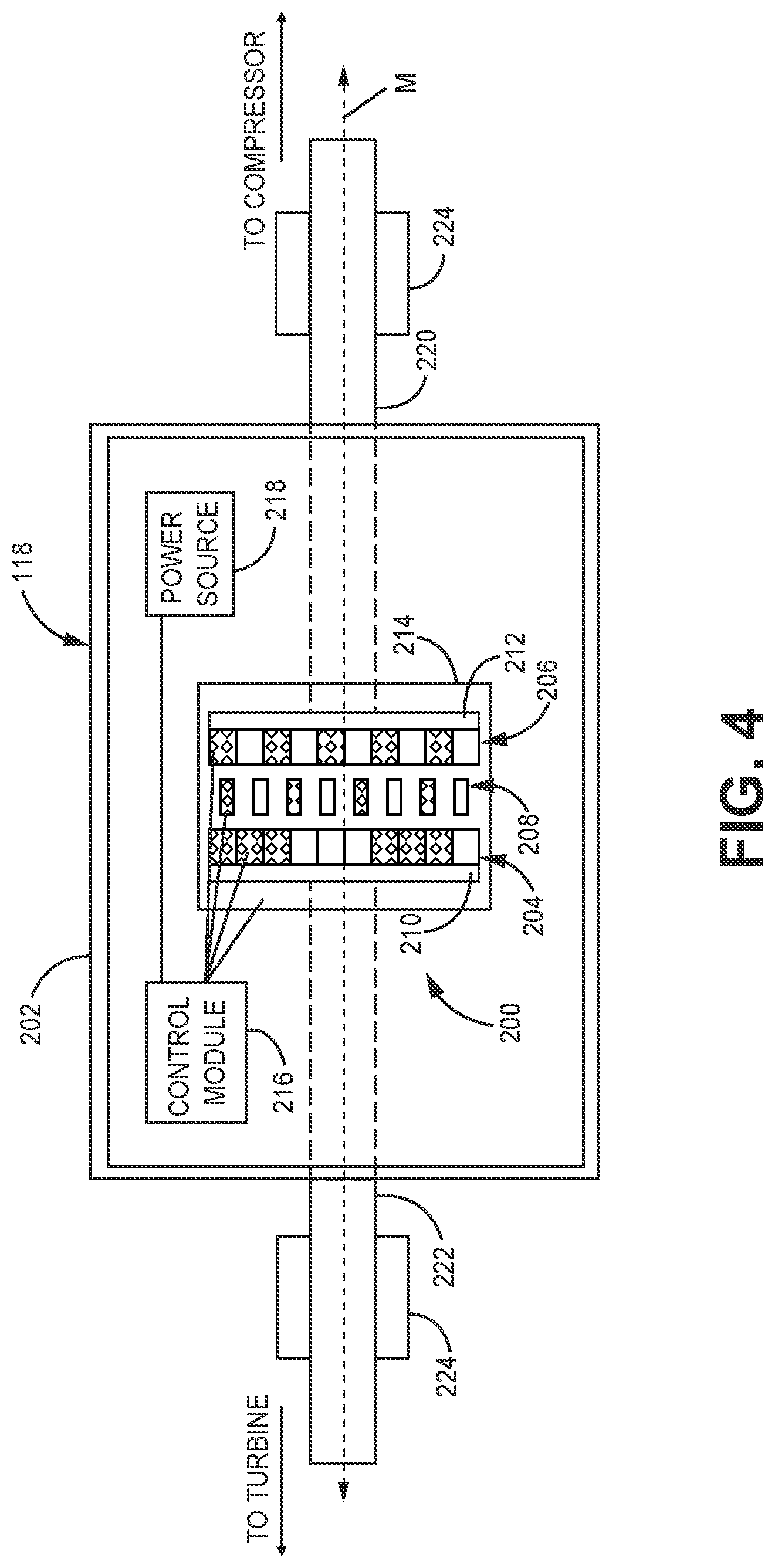 Patent US12312965 Figure 4 – Geared air cycle machine