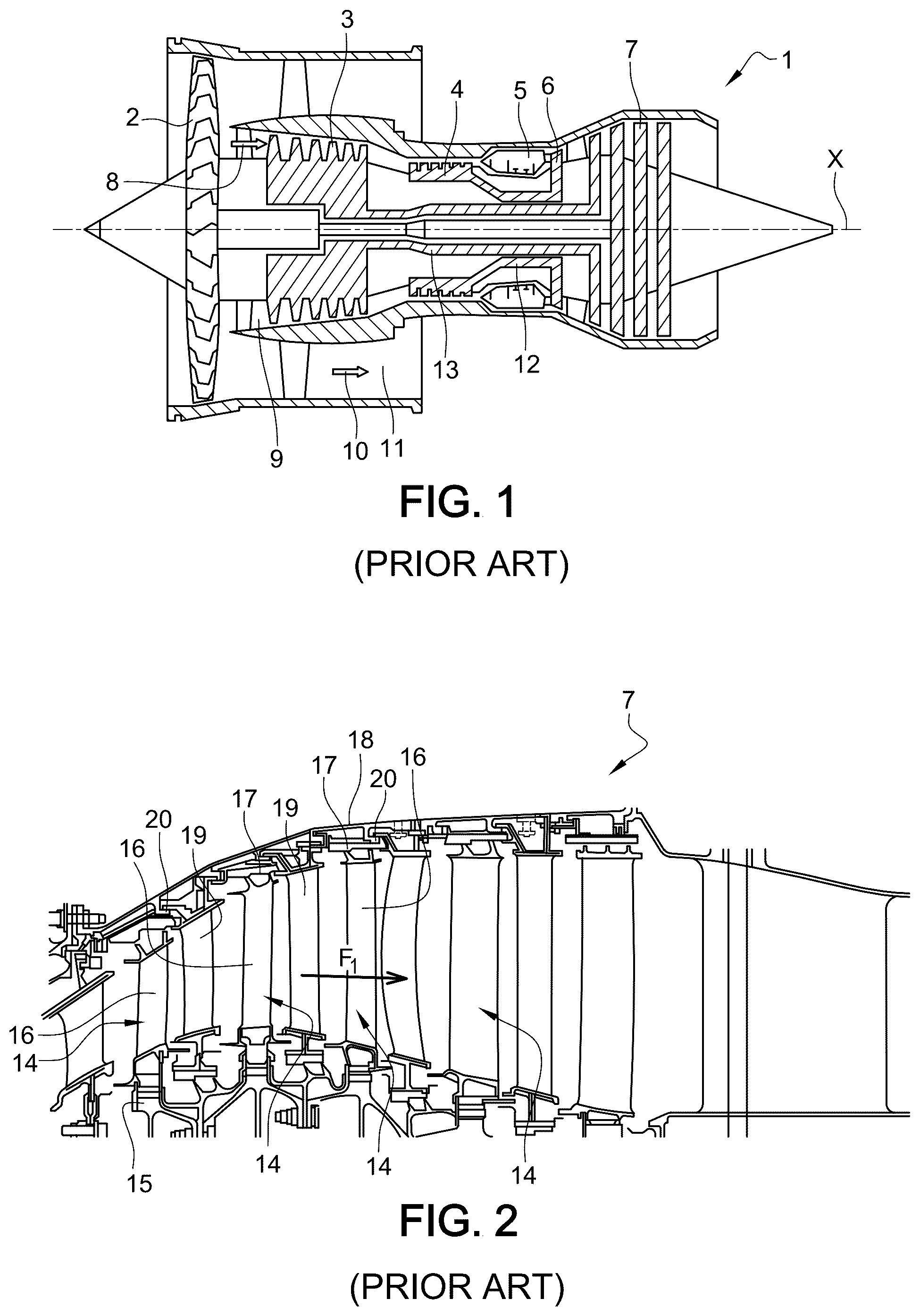 Patent US12312974 — Turbine with pressurised cavities — Figure 1