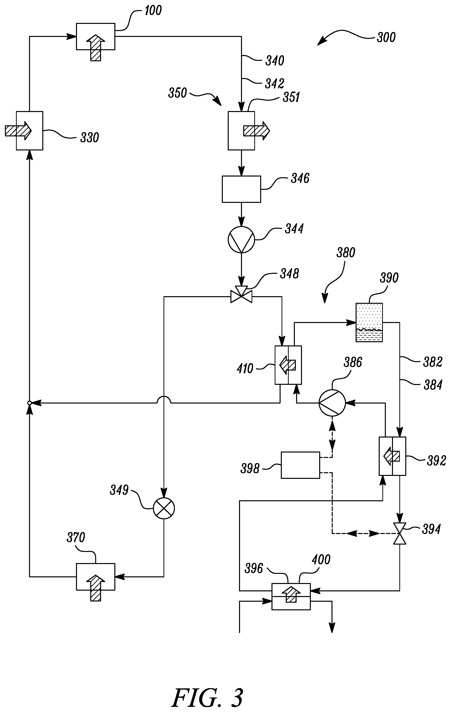 Patent US12313002 Figure 3 – Thermal management system for an aircraft