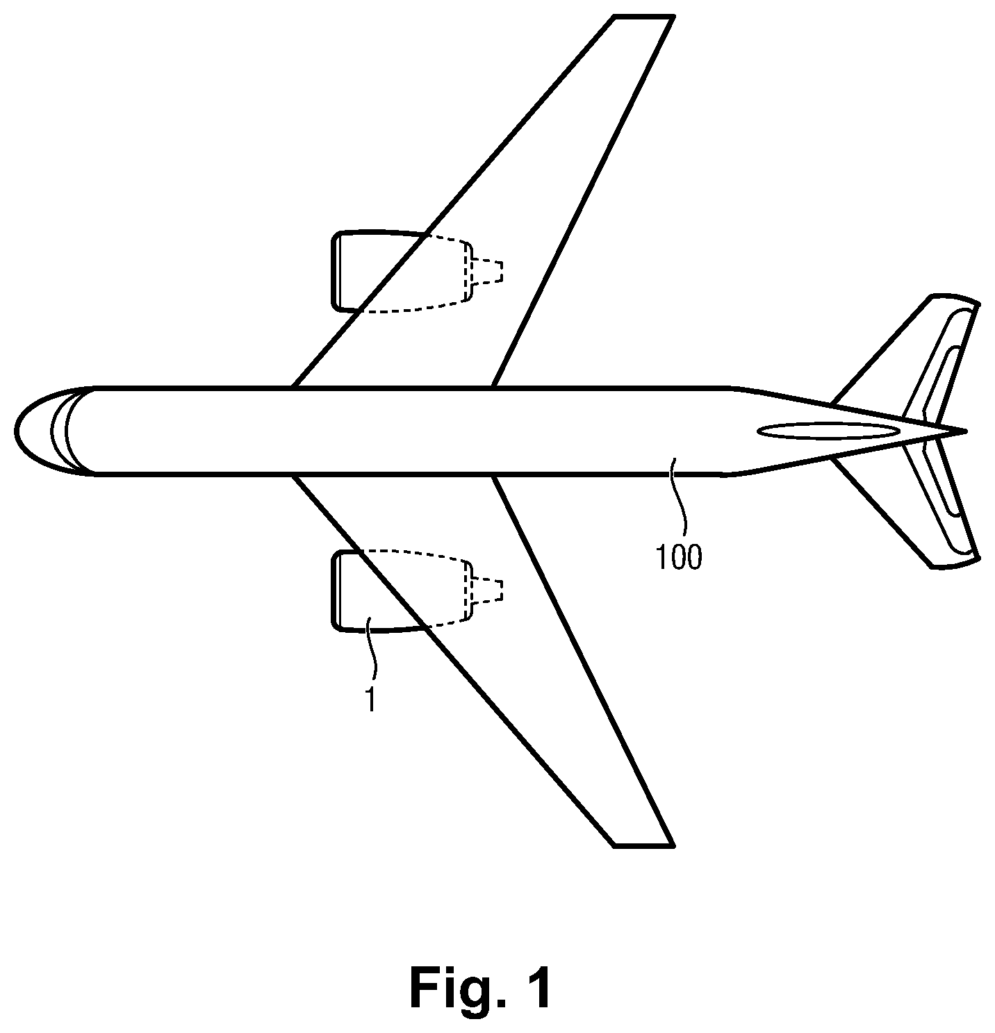 Patent US12313008 — Aeronautical propulsion system — Figure 1