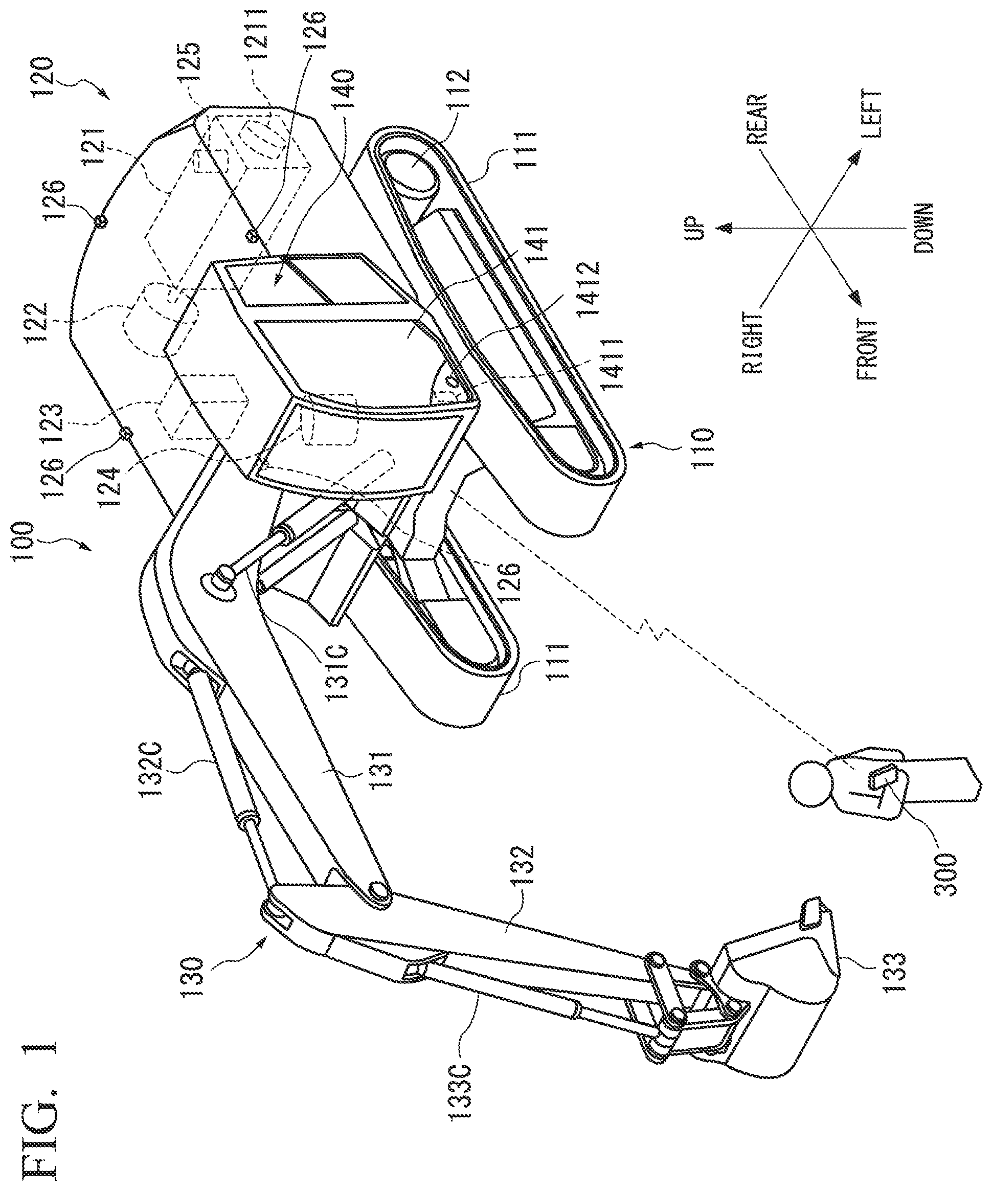 Patent US12313016 — Stop system for engine of work machine, and stop method for engine of work machine — Figure 1