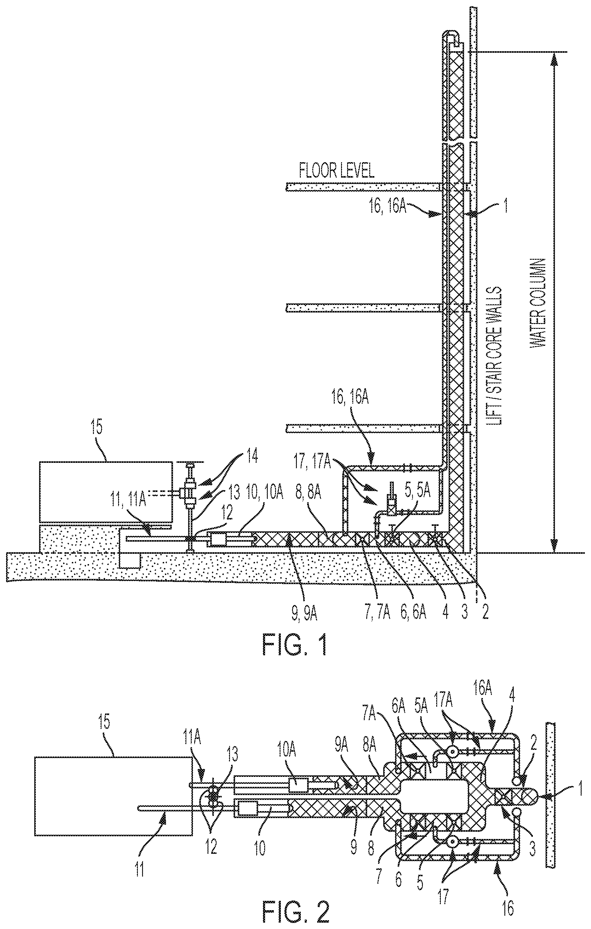 Patent US12313028 — Hydrostatic pressure to kinetic energy conversion system — Figure 1