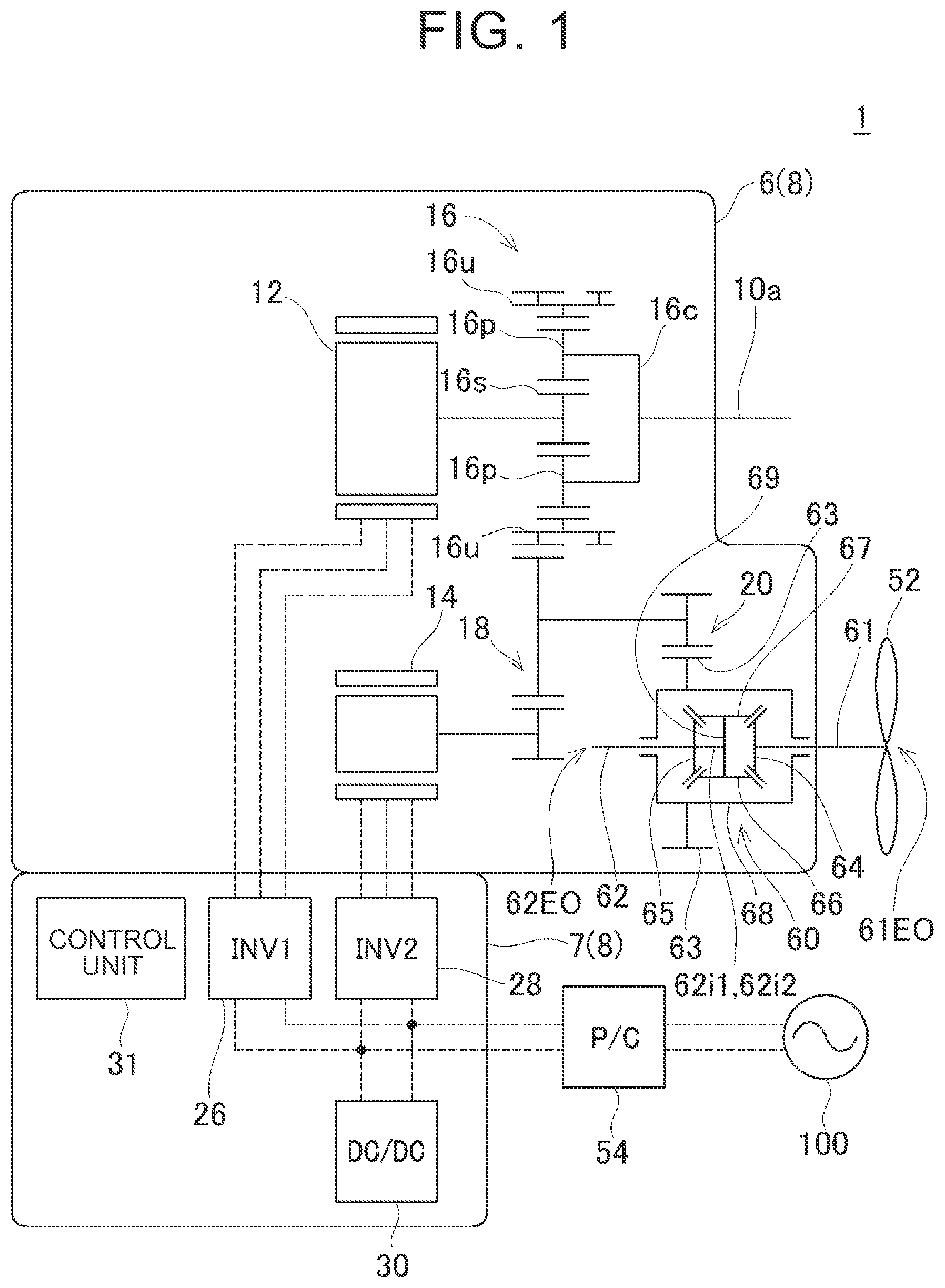 Patent US12313036 — Electric power generating device — Figure 1