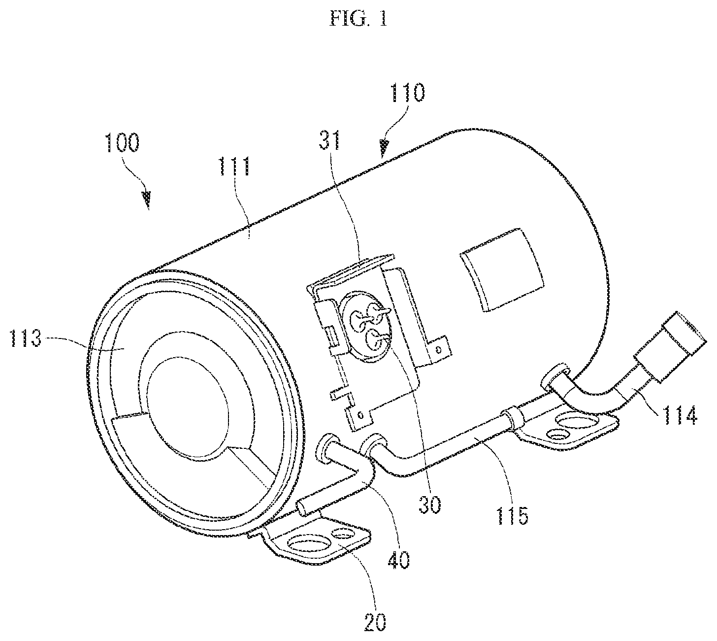 Patent US12313051 — Linear compressor — Figure 1