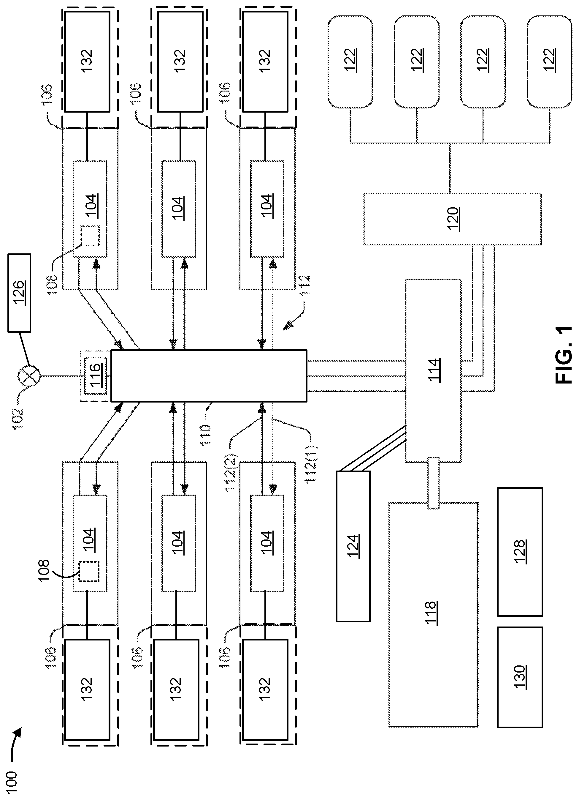 Patent US12313057 — Optimizing an efficiency of a positive displacement pump with a constant or near-constant speed power source — Figure 1