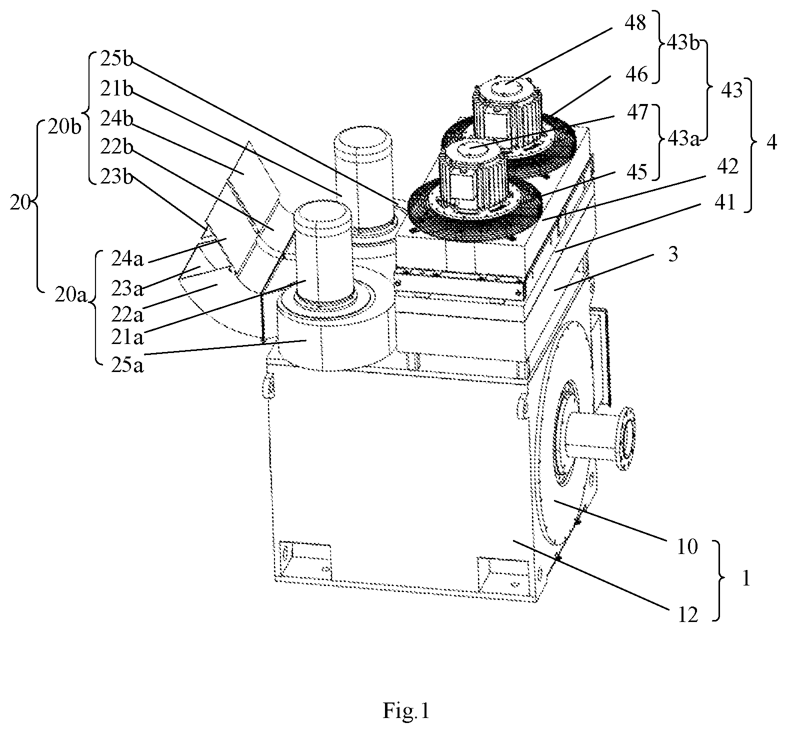 Patent US12313059 — Variable-speed integrated machine and wellsite apparatus — Figure 1