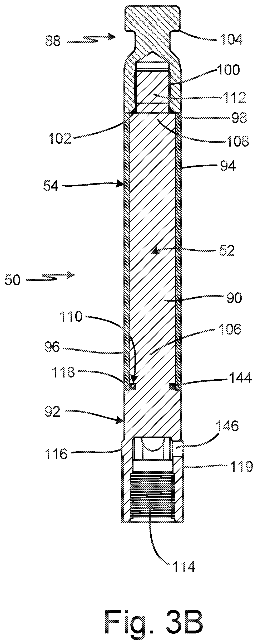 Patent US12313061 Figure 6 – Fluid dispensing system having a piston rod and wear sleeve