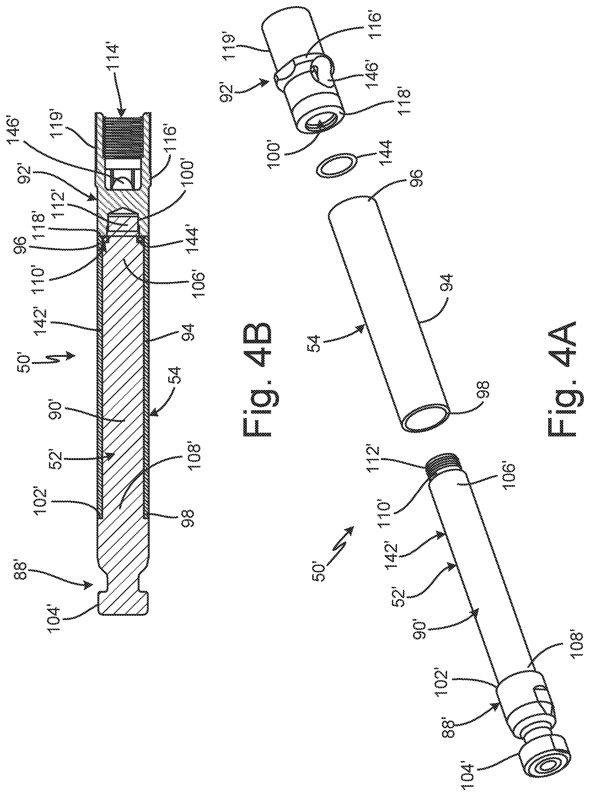 Patent US12313061 Figure 7 – Fluid dispensing system having a piston rod and wear sleeve
