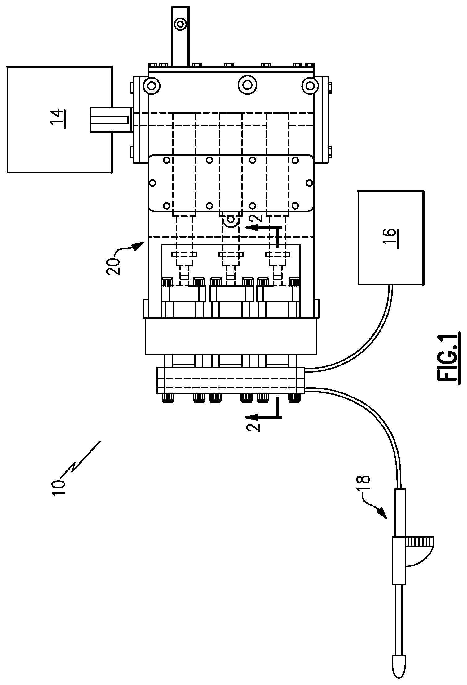 Patent US12313063 — High pressure water pump fluid end — Figure 1