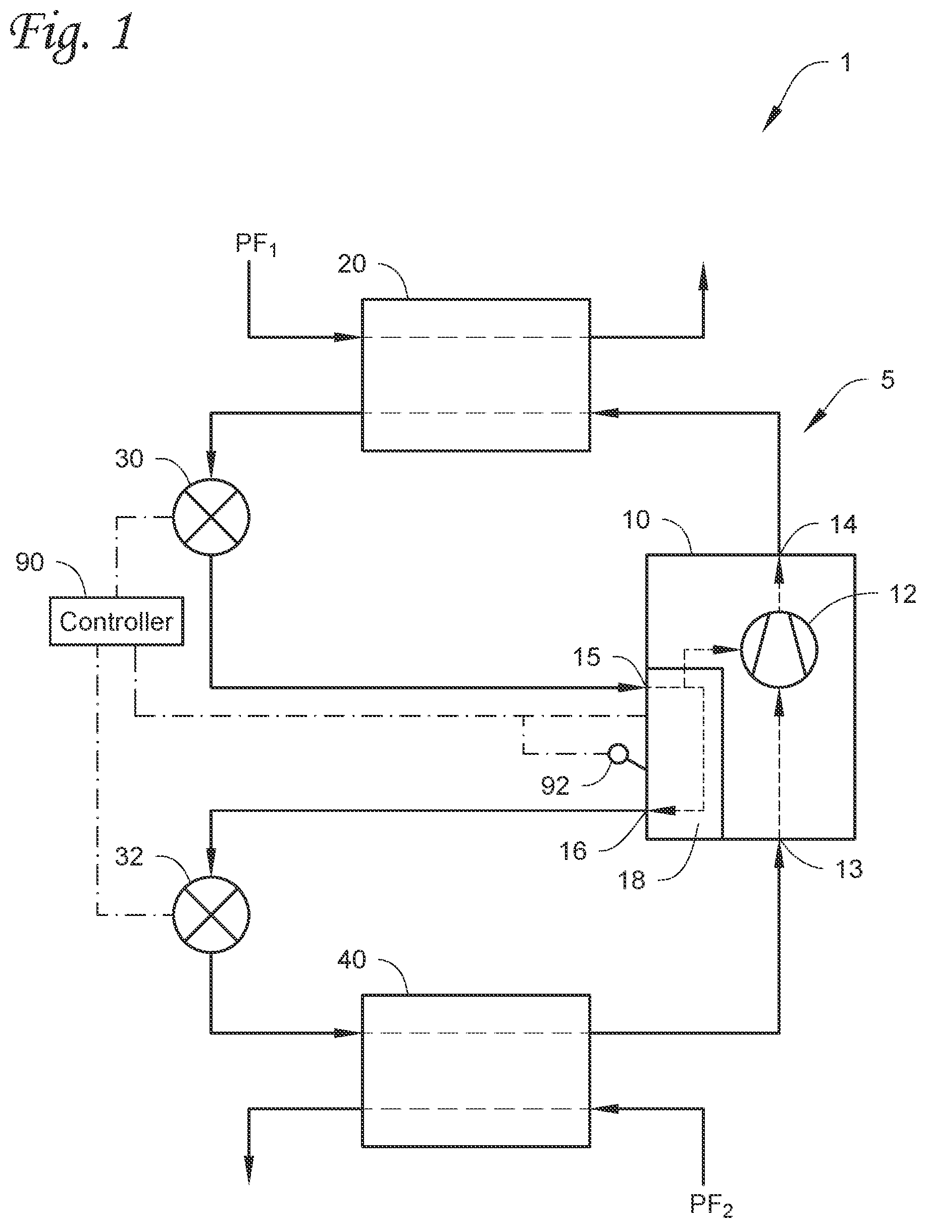 Patent US12313072 — Oil-free phase separating compressor — Figure 1