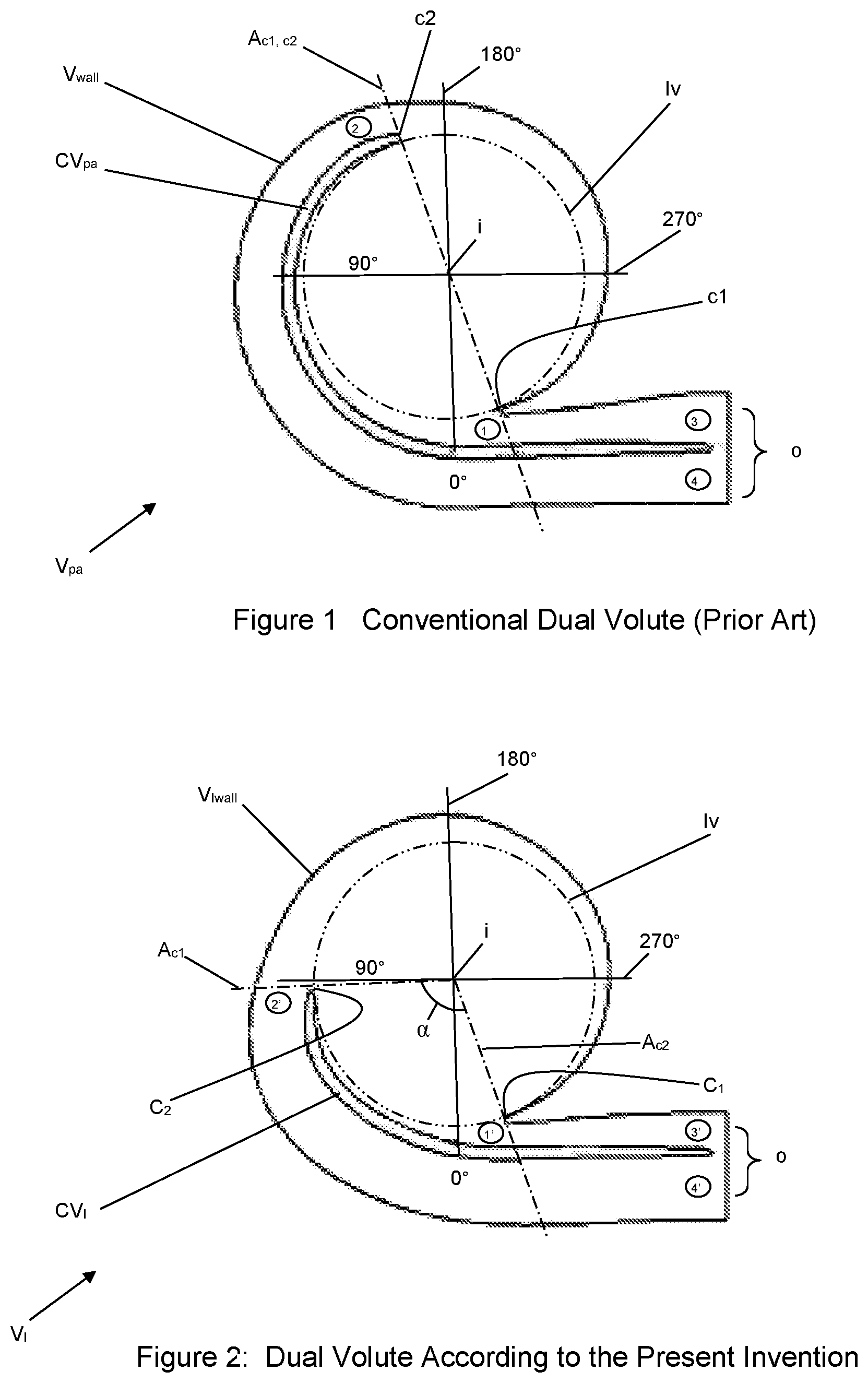 Patent US12313082 — Volute design for lower manufacturing cost and radial load reduction — Figure 1