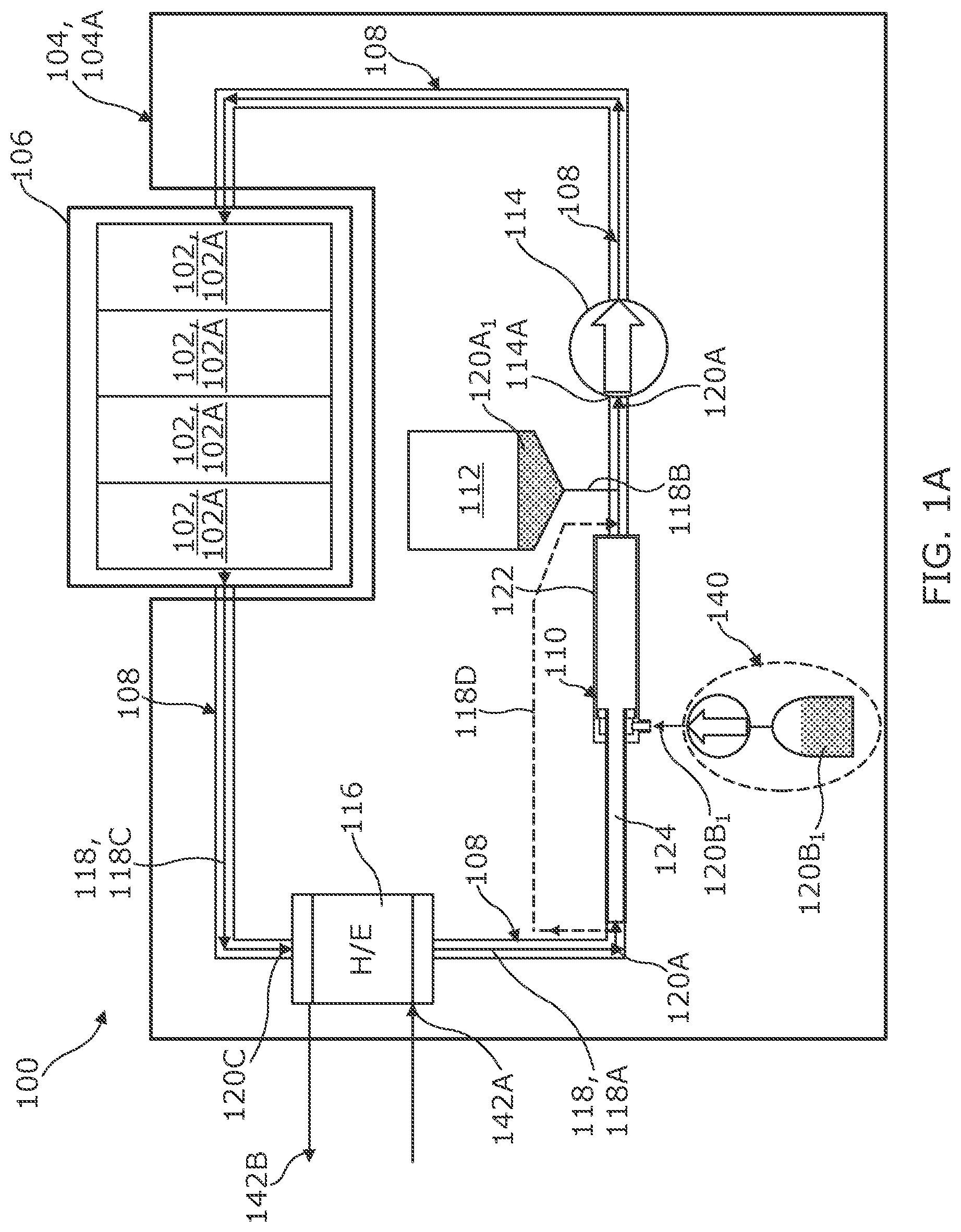 Patent US12313089 — Cool fluid reservoir for a coolant distribution unit — Figure 1