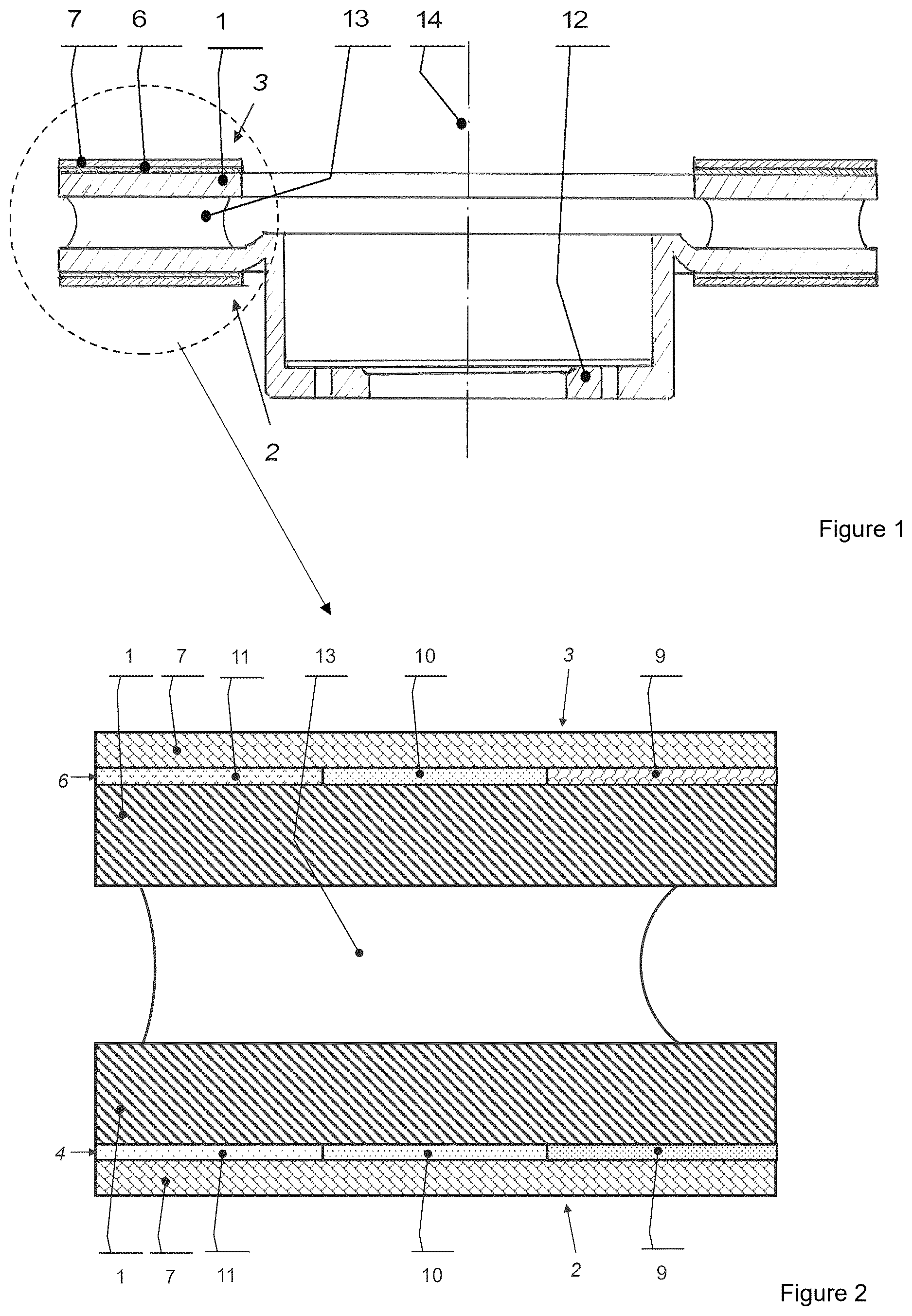 Patent US12313135 — Brake disk and method for producing same — Figure 1