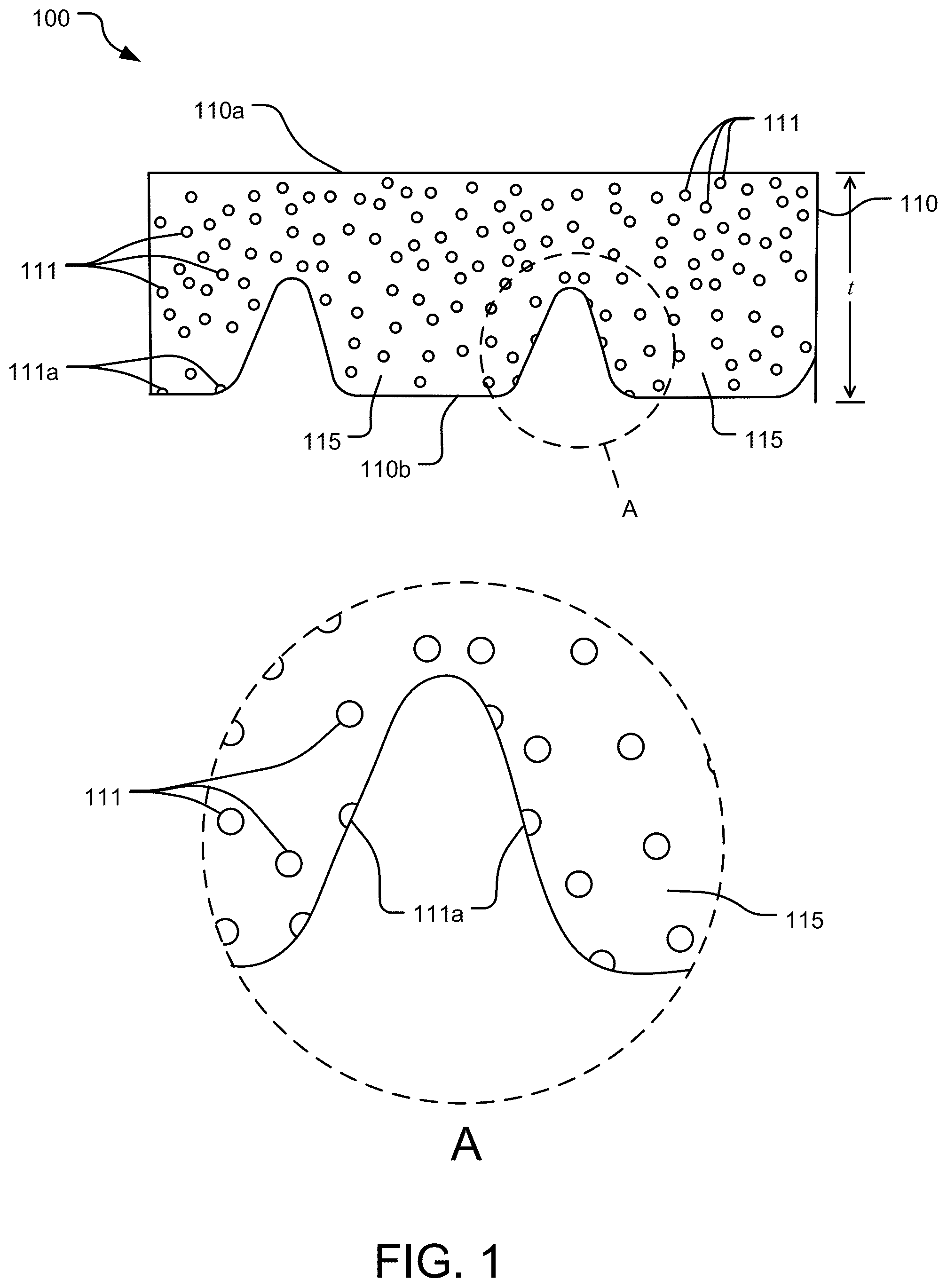 Patent US12313145 — Drive belts including foamed undercord layers and methods of manufacturing the same — Figure 1