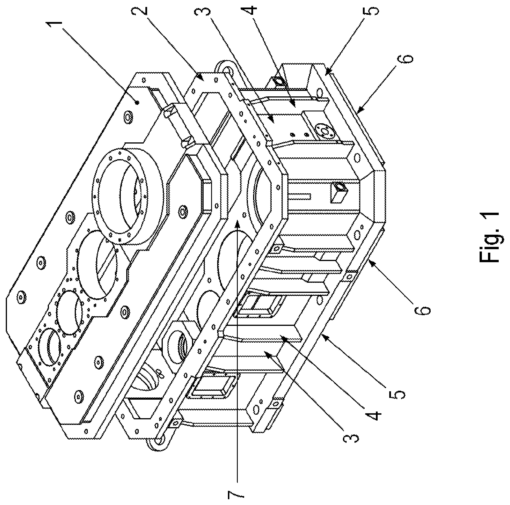 Patent US12313155 — Gear unit including a housing having a lower part and a cover part — Figure 1