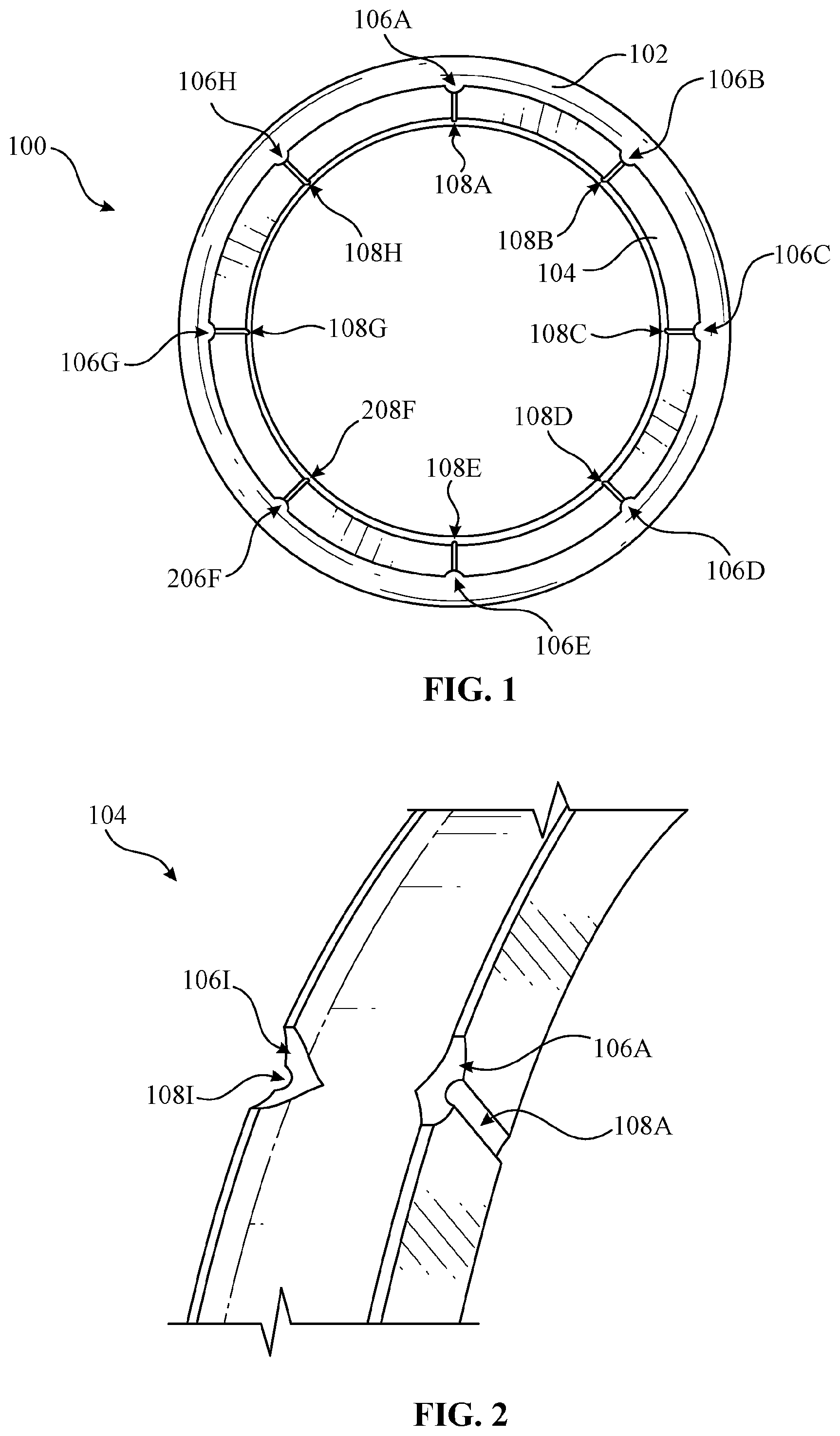 Patent US12313163 — Interlocking rotary union seal — Figure 1