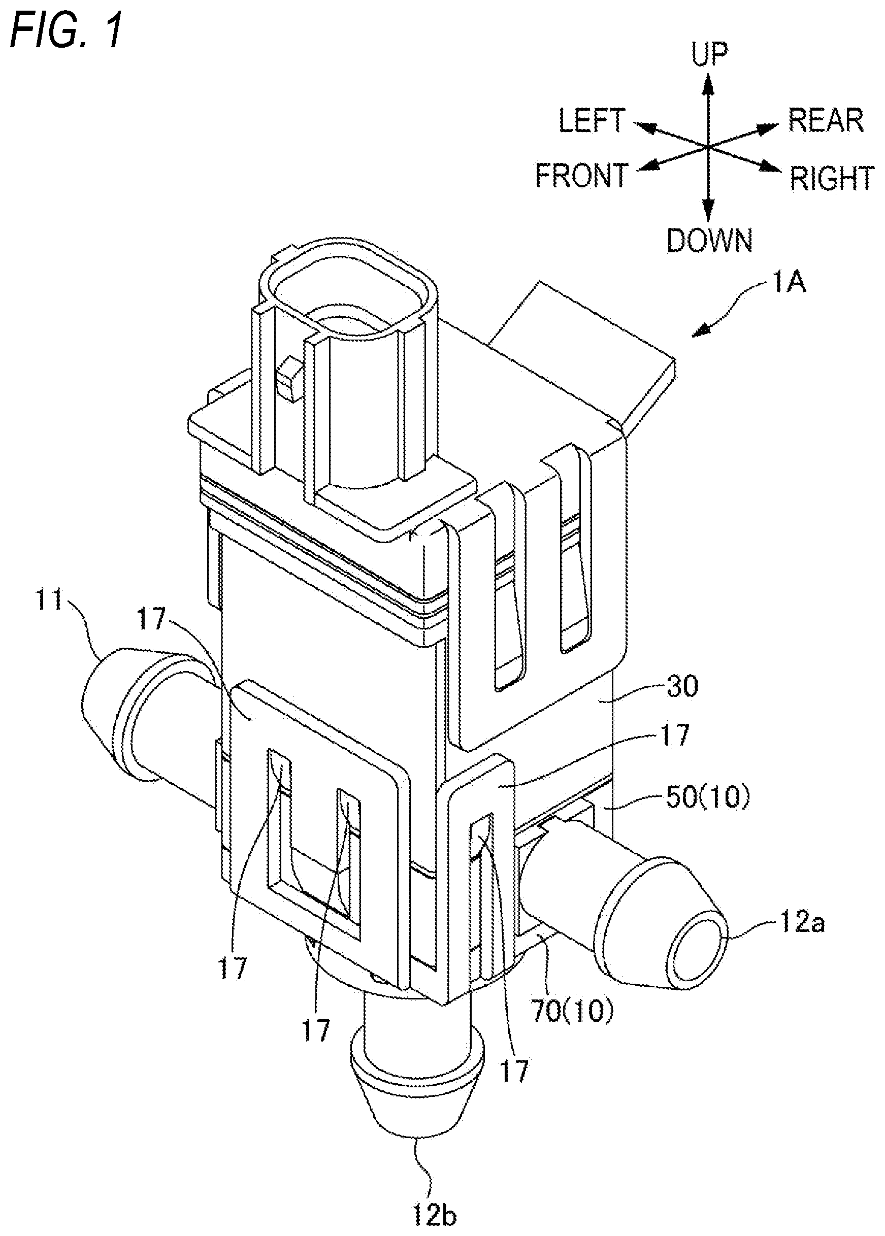 Patent US12313177 — Electromagnetic valve — Figure 1
