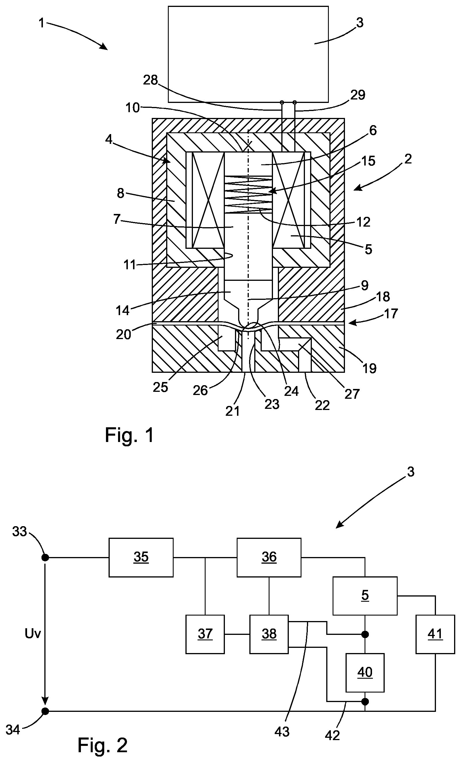 Patent US12313182 — Solenoid valve system and method of operating a solenoid valve system — Figure 1