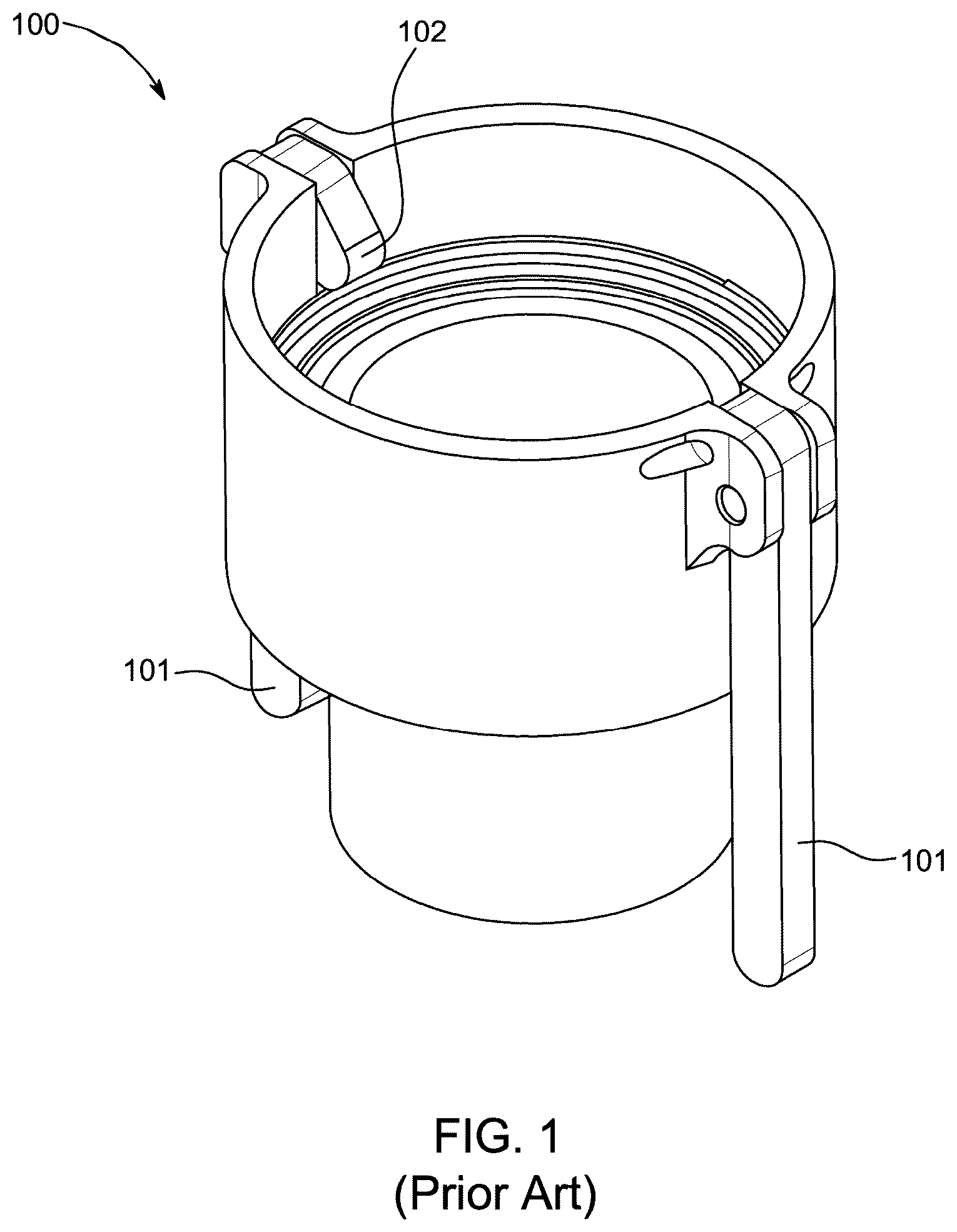 Patent US12313198 Figure 1 – Hose connectors
