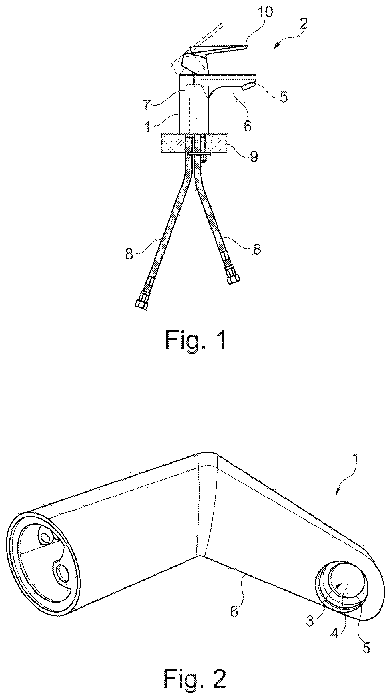 Patent US12313208 — Body of a sanitary fitting having an anti-corrosion layer and a method for manufacturing such a body — Figure 1