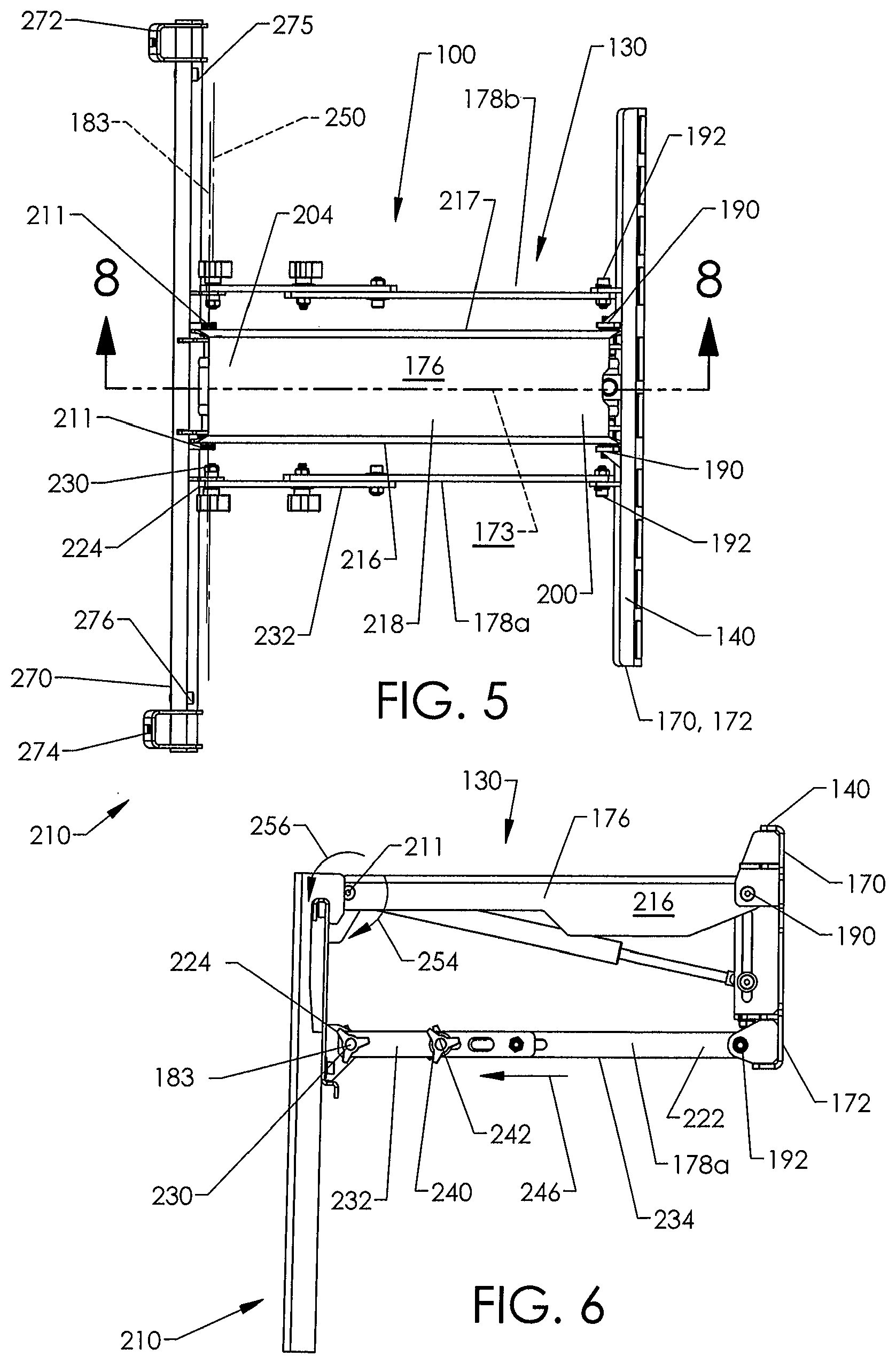 Patent US12313209 Figure 4 – Motorized mounting systems for televisions