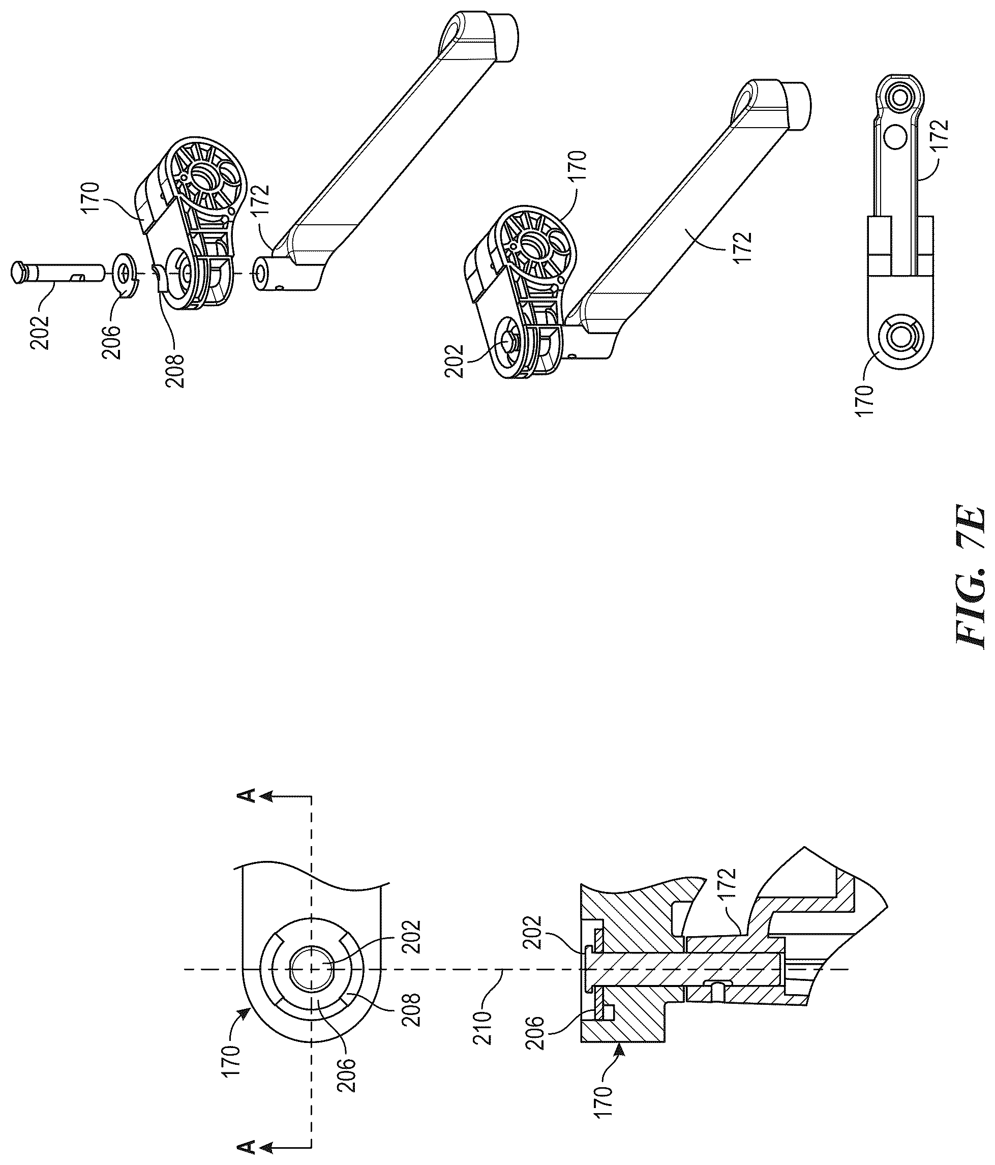Patent US12313211 Figure 11 – Joint rotation stop structures for articulated support arms