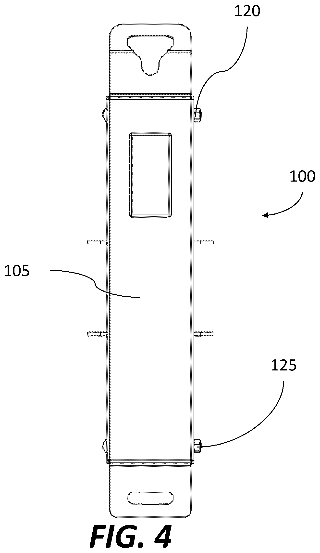Patent US12313218 Figure 4 – Television support tilt mechanism