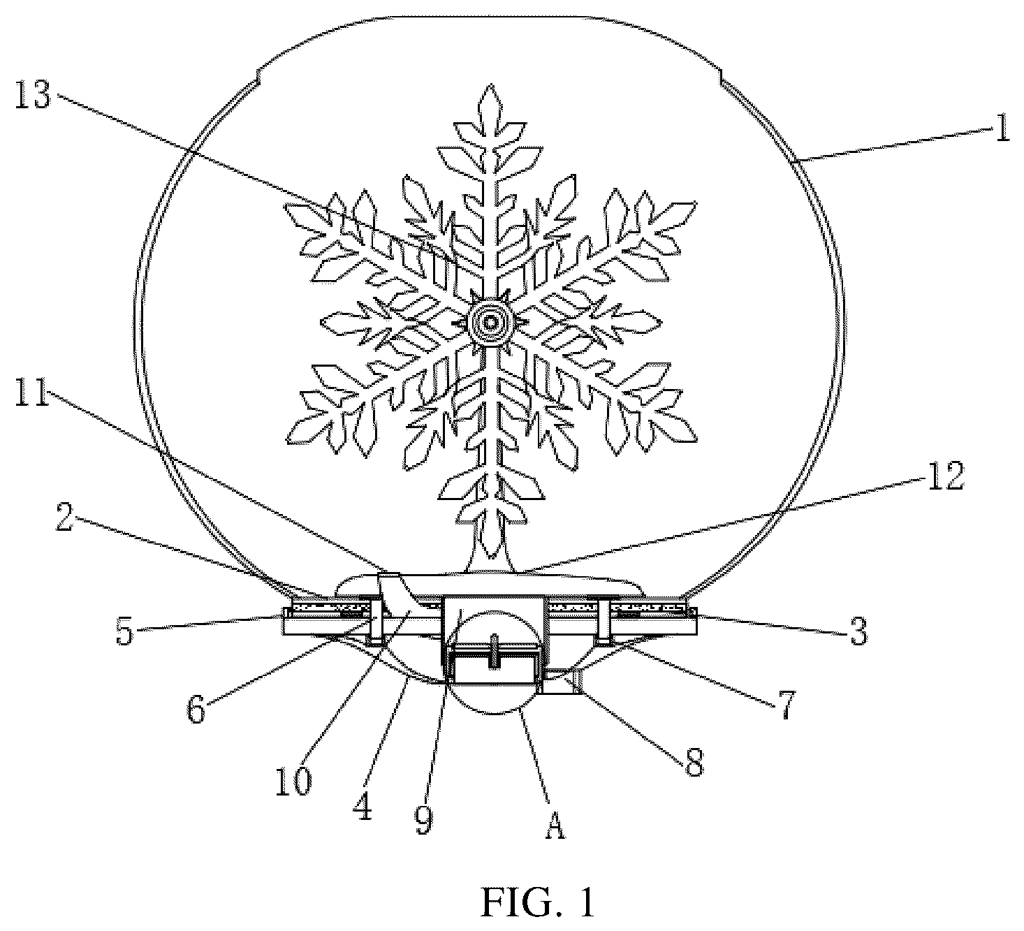 Patent US12313229 — Water-stirring lantern — Figure 1