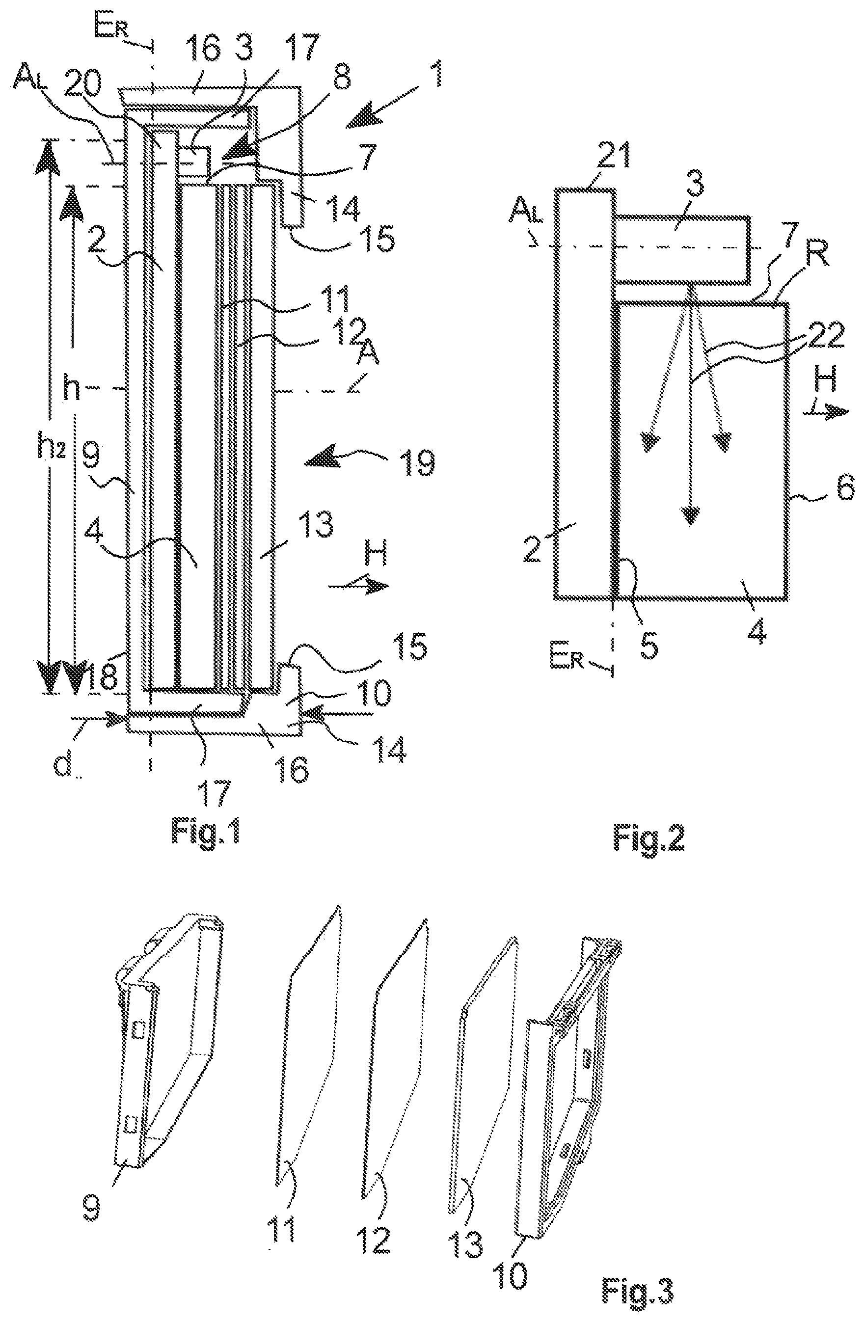 Patent US12313237 — Lighting device for vehicles — Figure 1