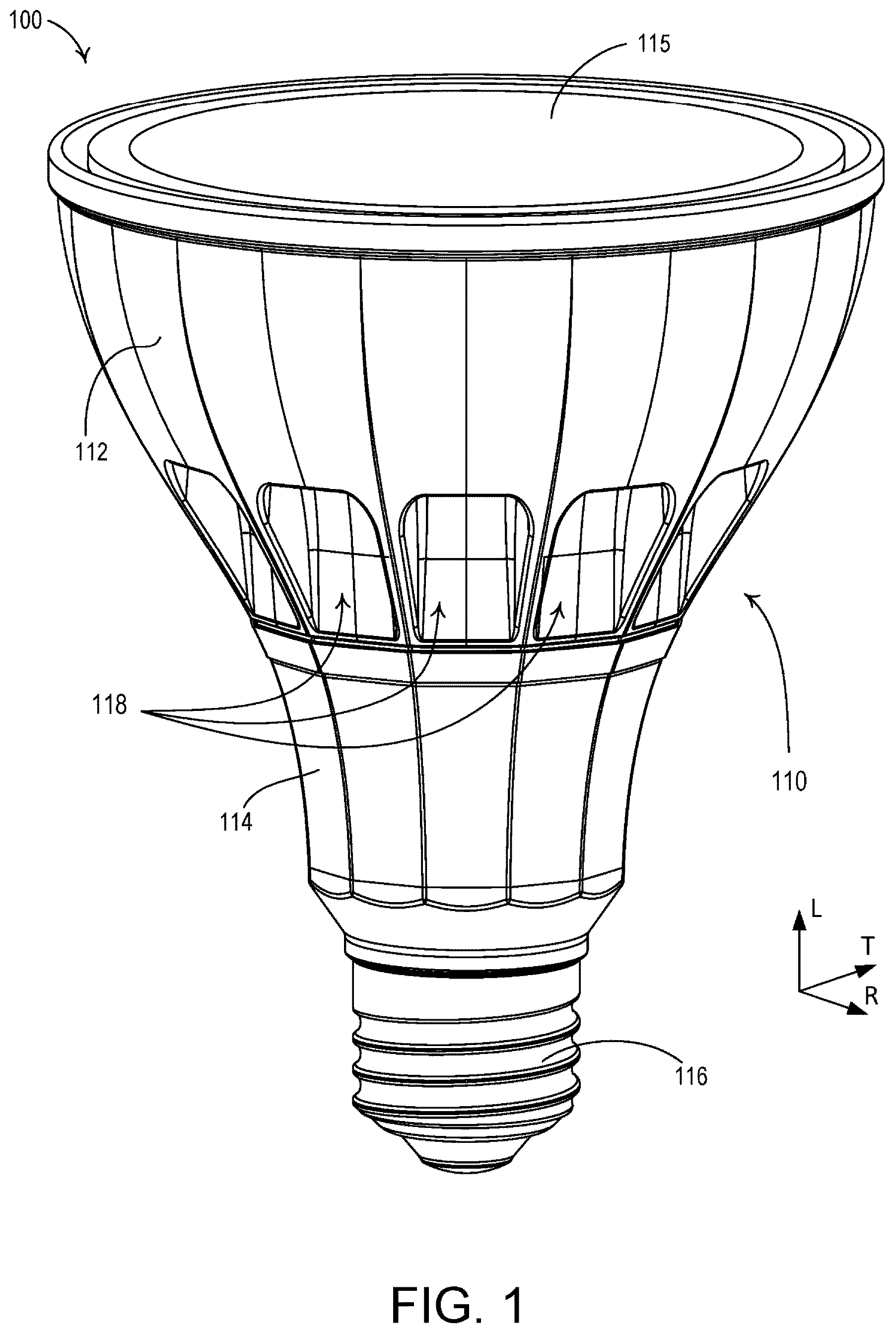 Patent US12313244 — Wireless controllable lighting device — Figure 1